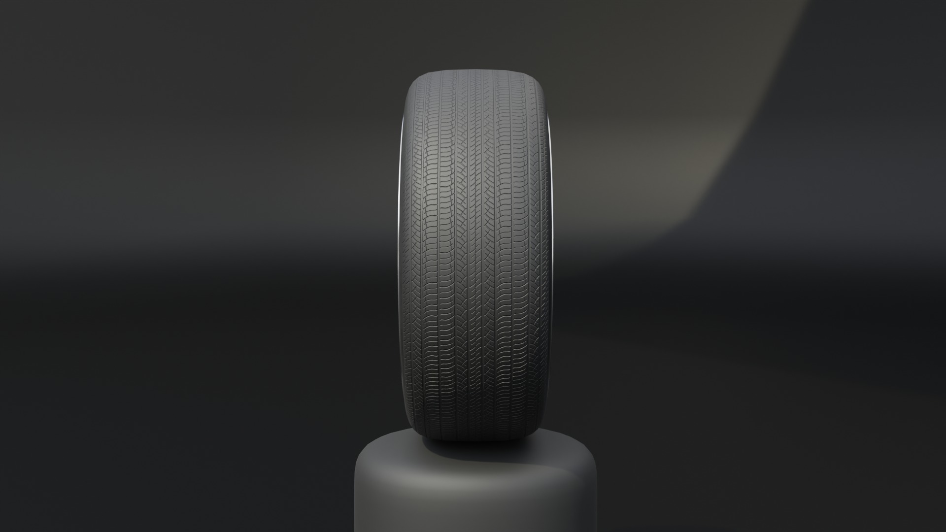 High-Detail Dual-Color Car Wheel for Games and Rendering Low-poly 3D model_12