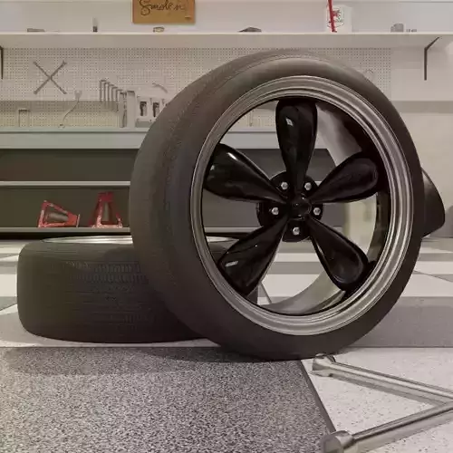 High-Detail Dual-Color Car Wheel for Games and Rendering Low-poly 3D model High-Detail Dual-Color Car Wheel for Games and Rendering Low-poly 3D model