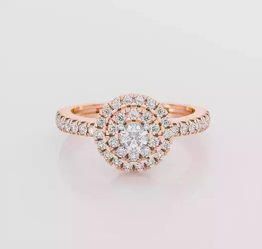 Italian diamond ring