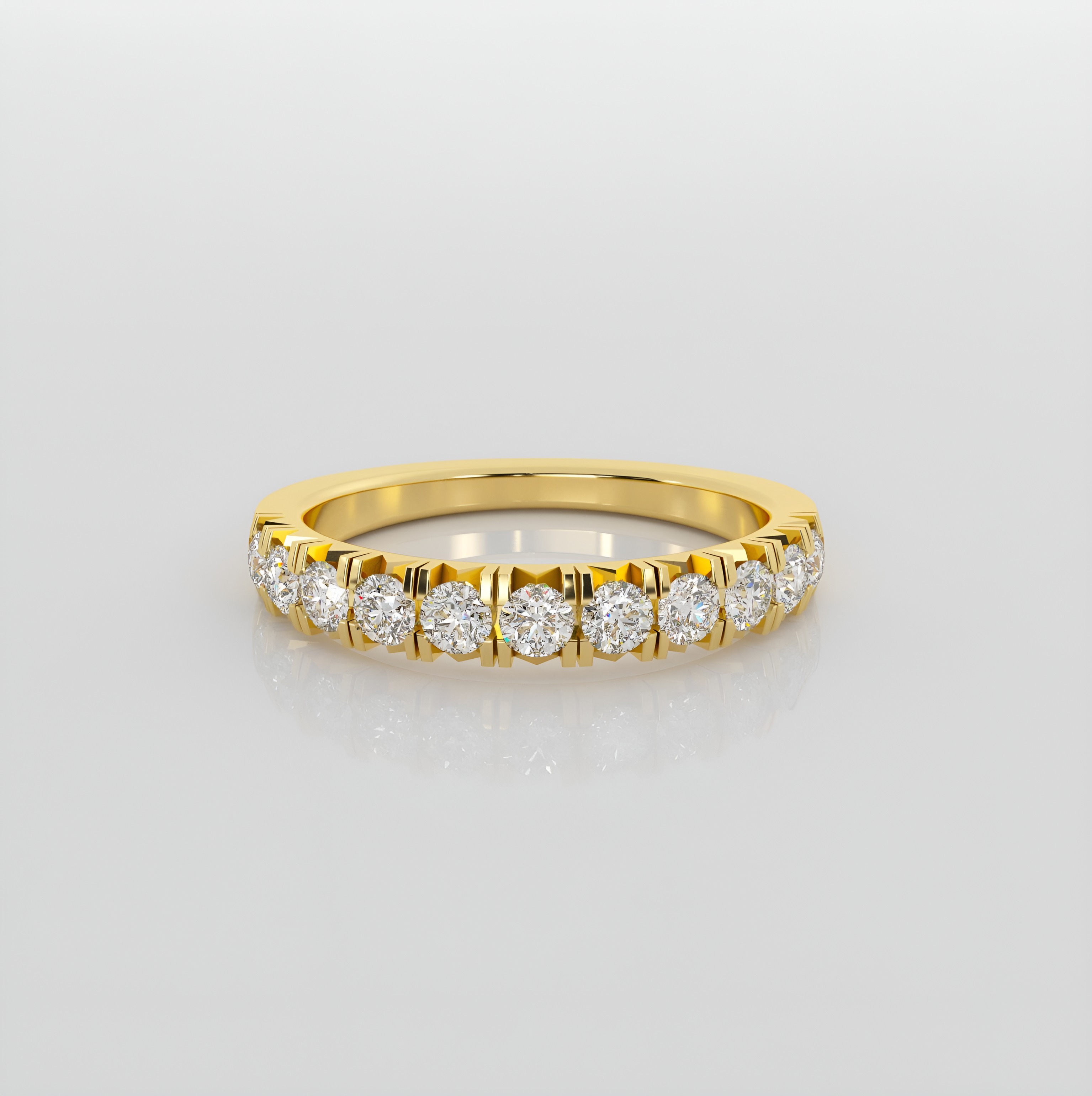 Eternity Band ring 3D print model_1