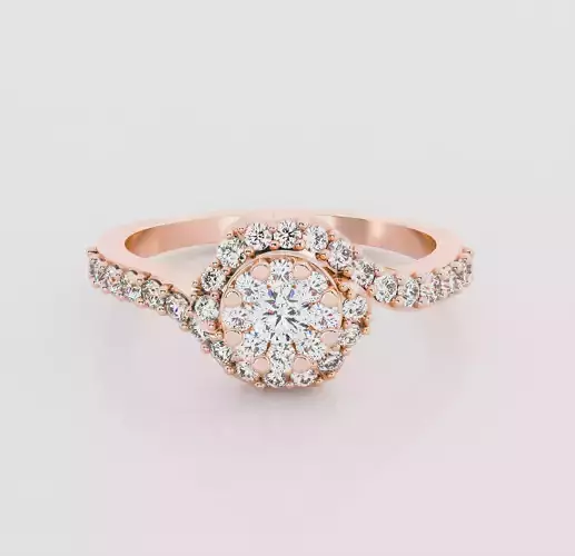 Italian diamond ring