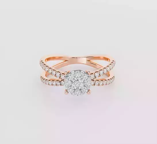 Italian diamond ring