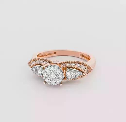 Italian diamond ring