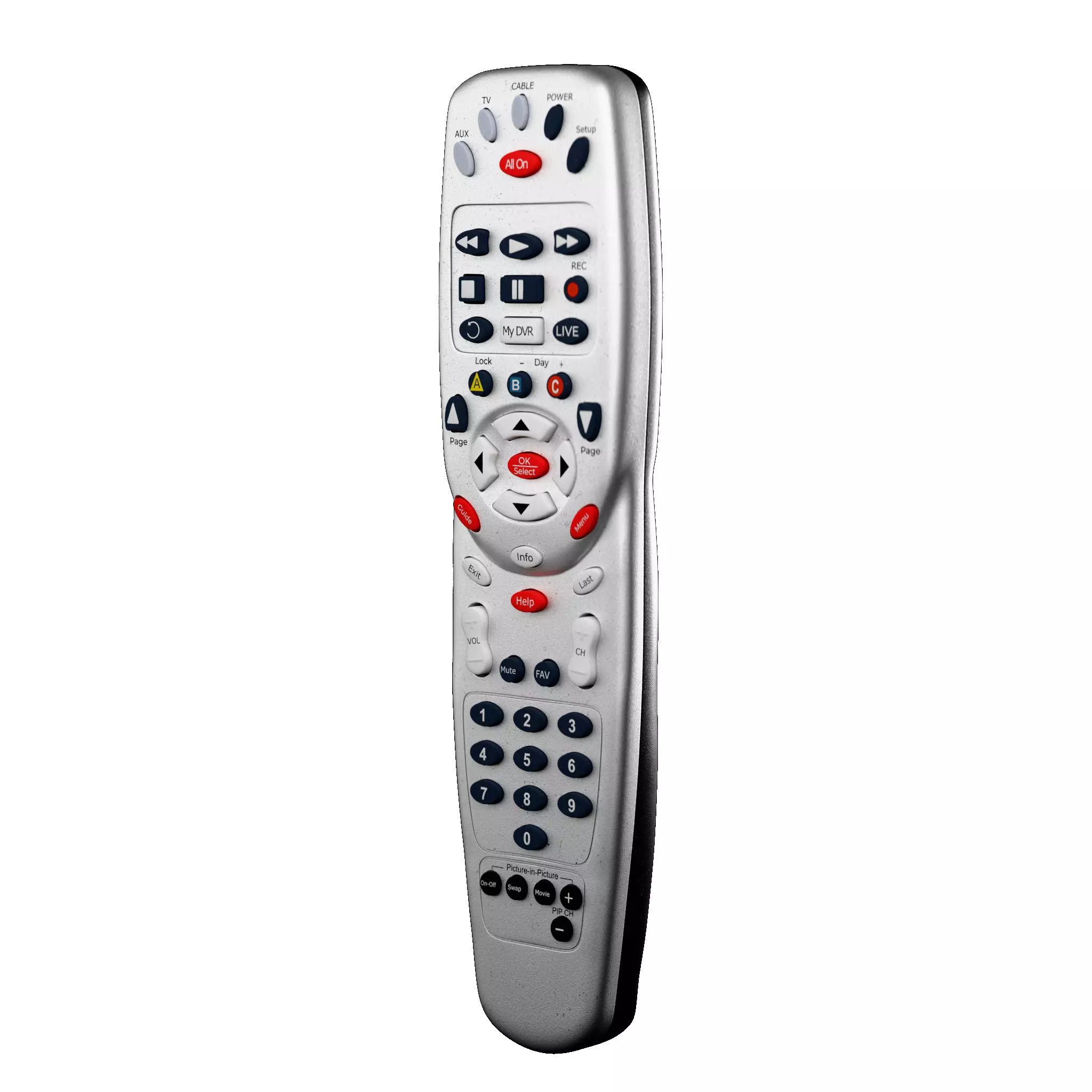 TV Remote Control 3D model