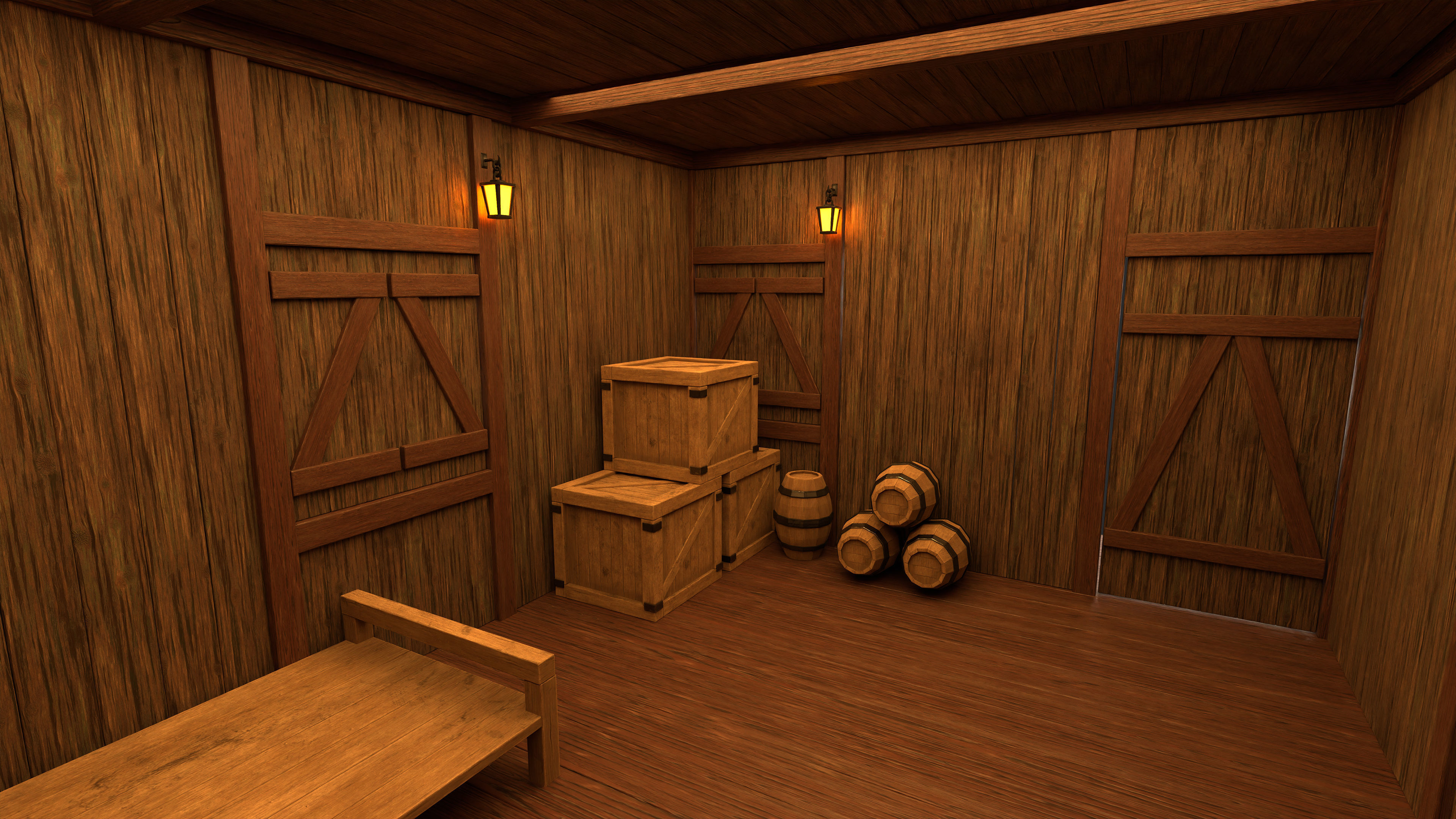 Medieval Fantasy House 06 3D model_10