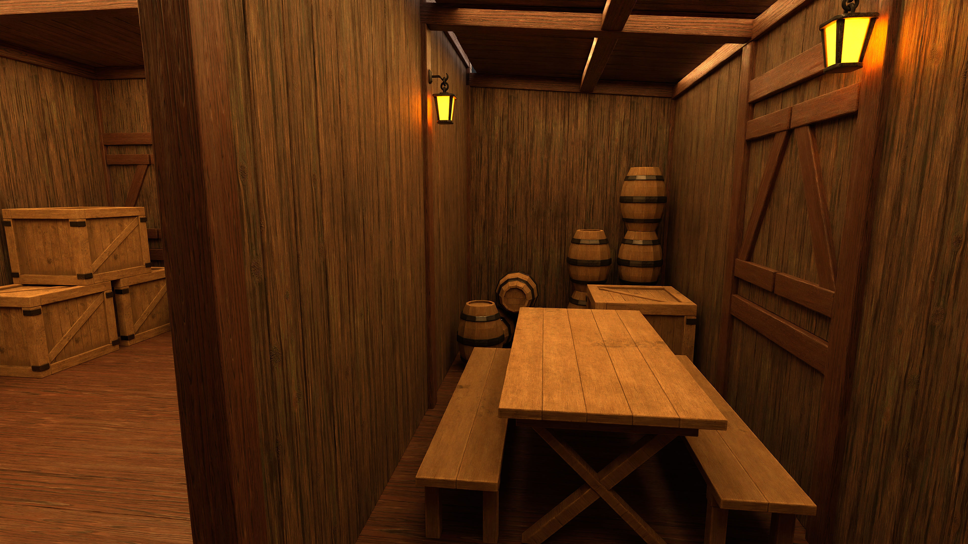 Medieval Fantasy House 06 3D model_4