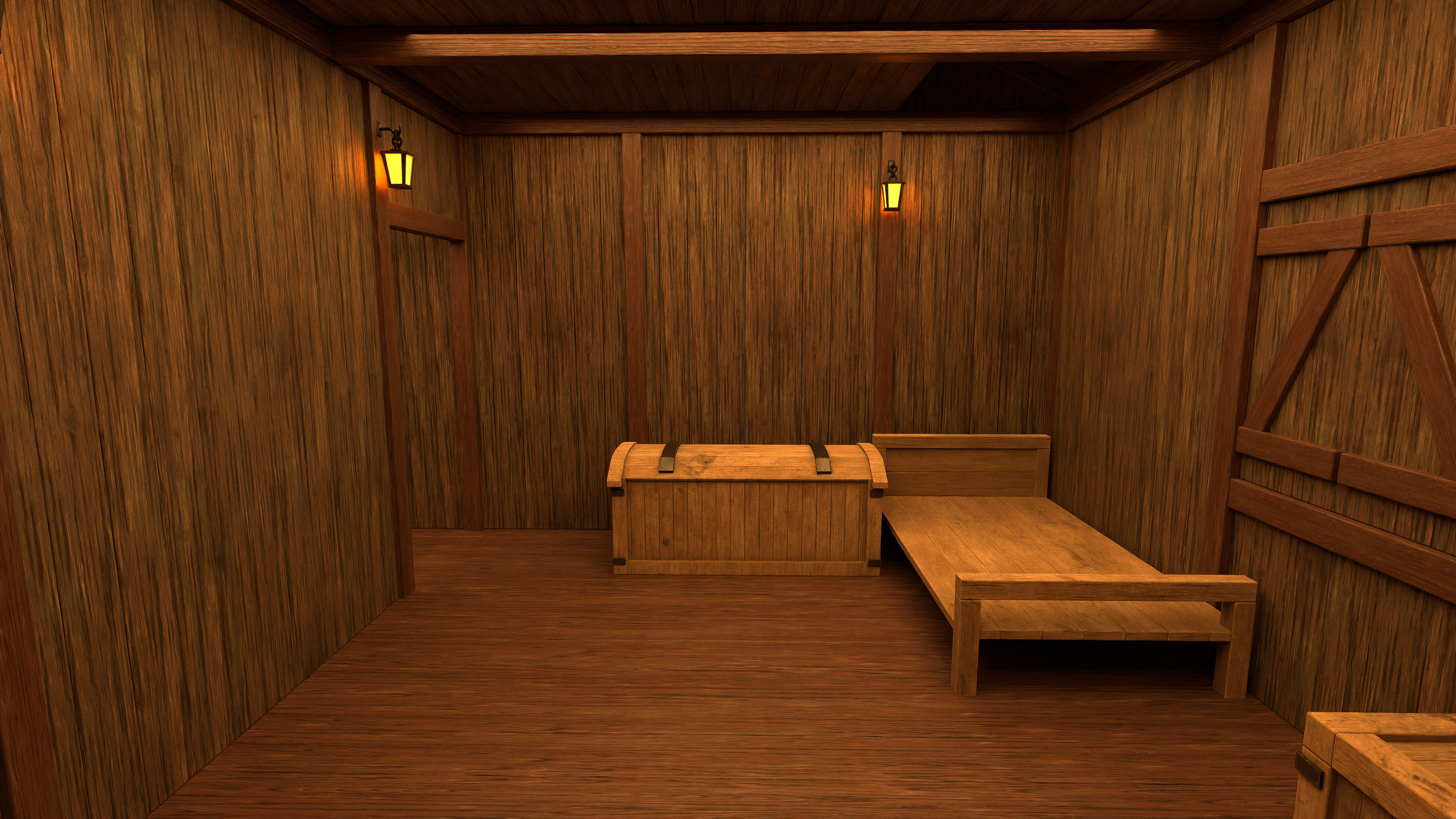 Medieval Fantasy House 06 3D model_8