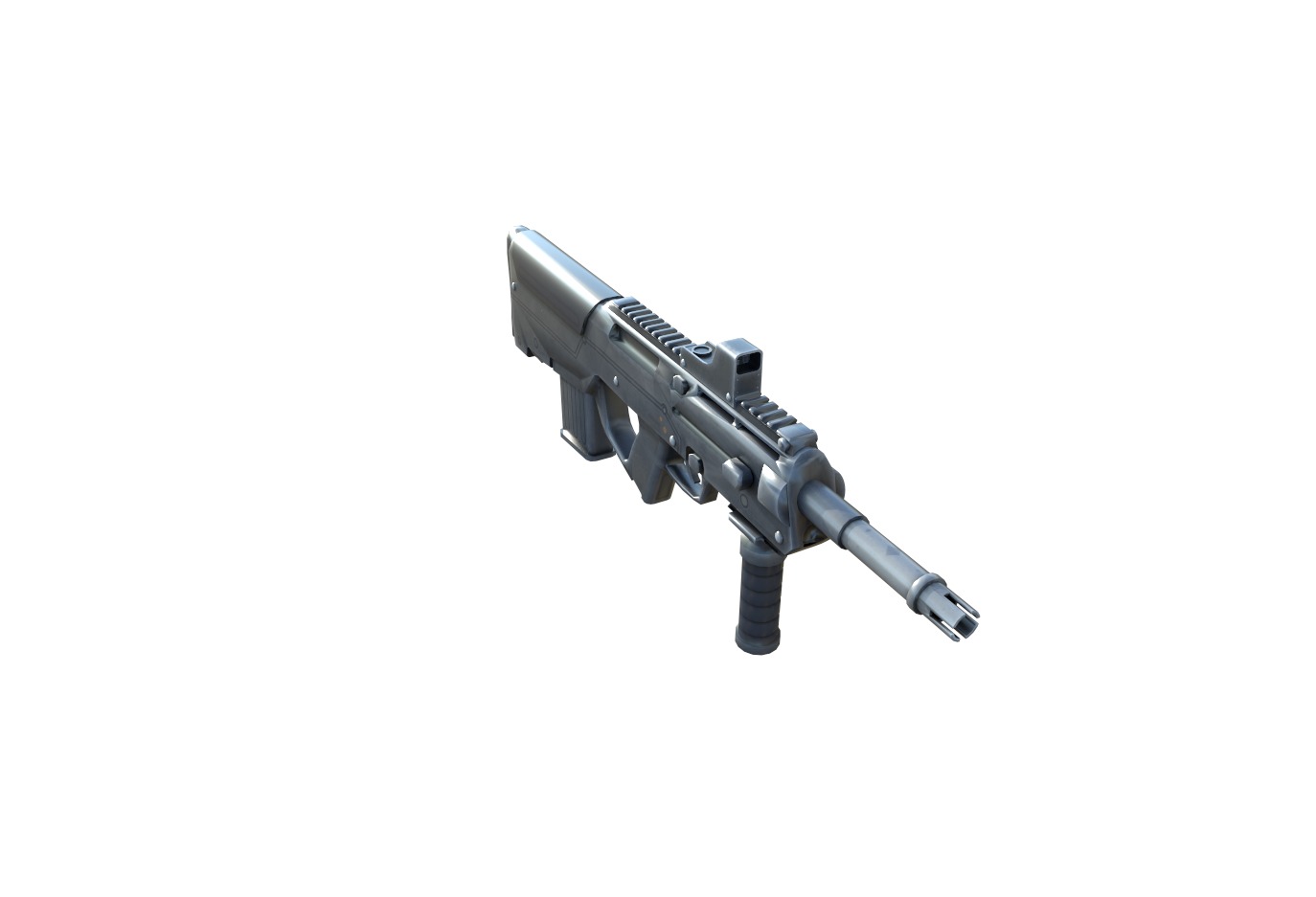 PDR-gun model 3d game ready model Low-poly 3D model Low-poly 3D model_16