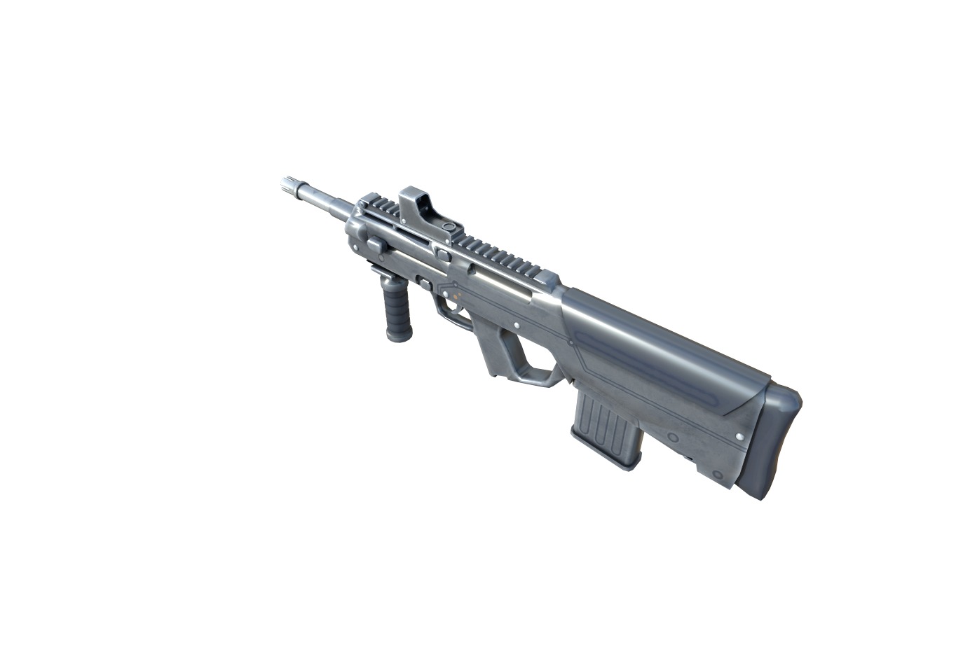 PDR-gun model 3d game ready model Low-poly 3D model Low-poly 3D model_21