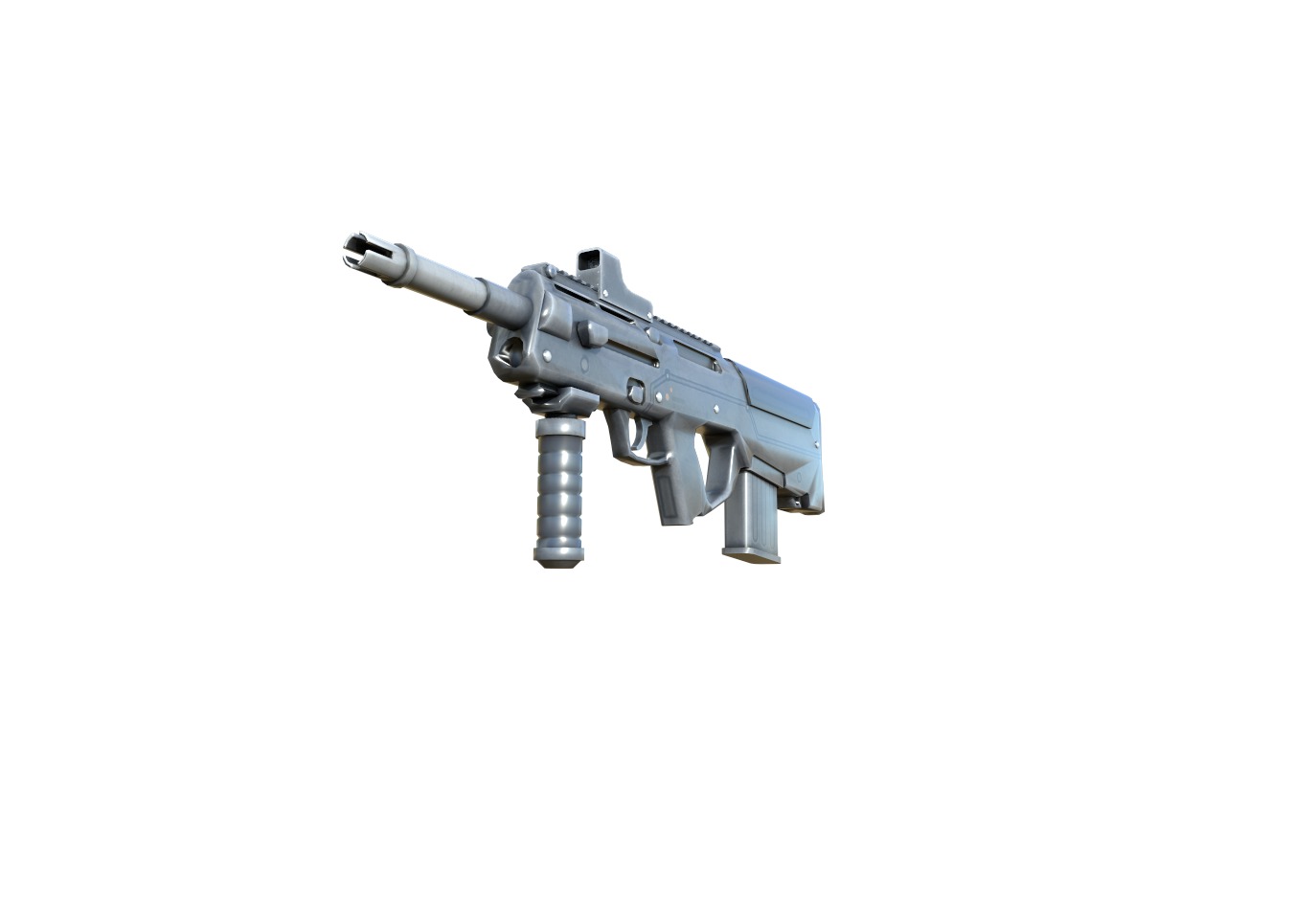 PDR-gun model 3d game ready model Low-poly 3D model Low-poly 3D model_18