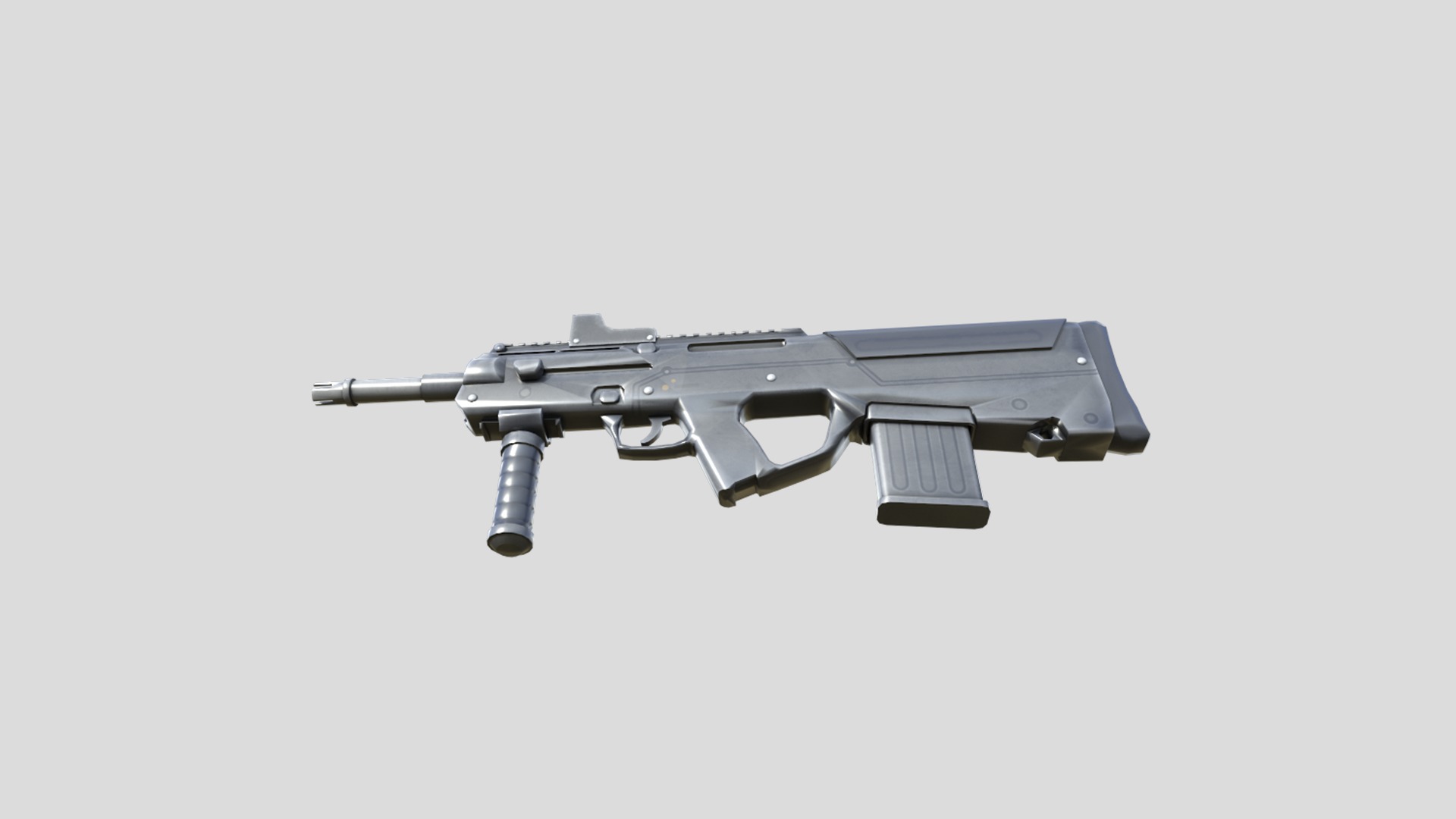 PDR-gun model 3d game ready model Low-poly 3D model Low-poly 3D model_11