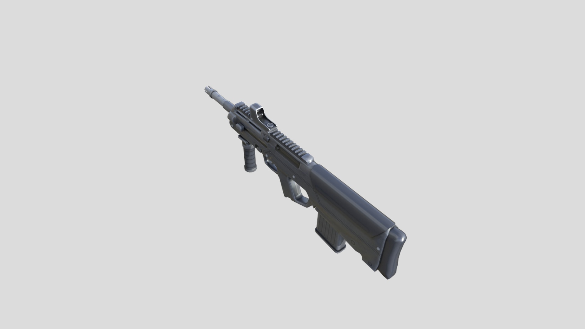 PDR-gun model 3d game ready model Low-poly 3D model Low-poly 3D model_3