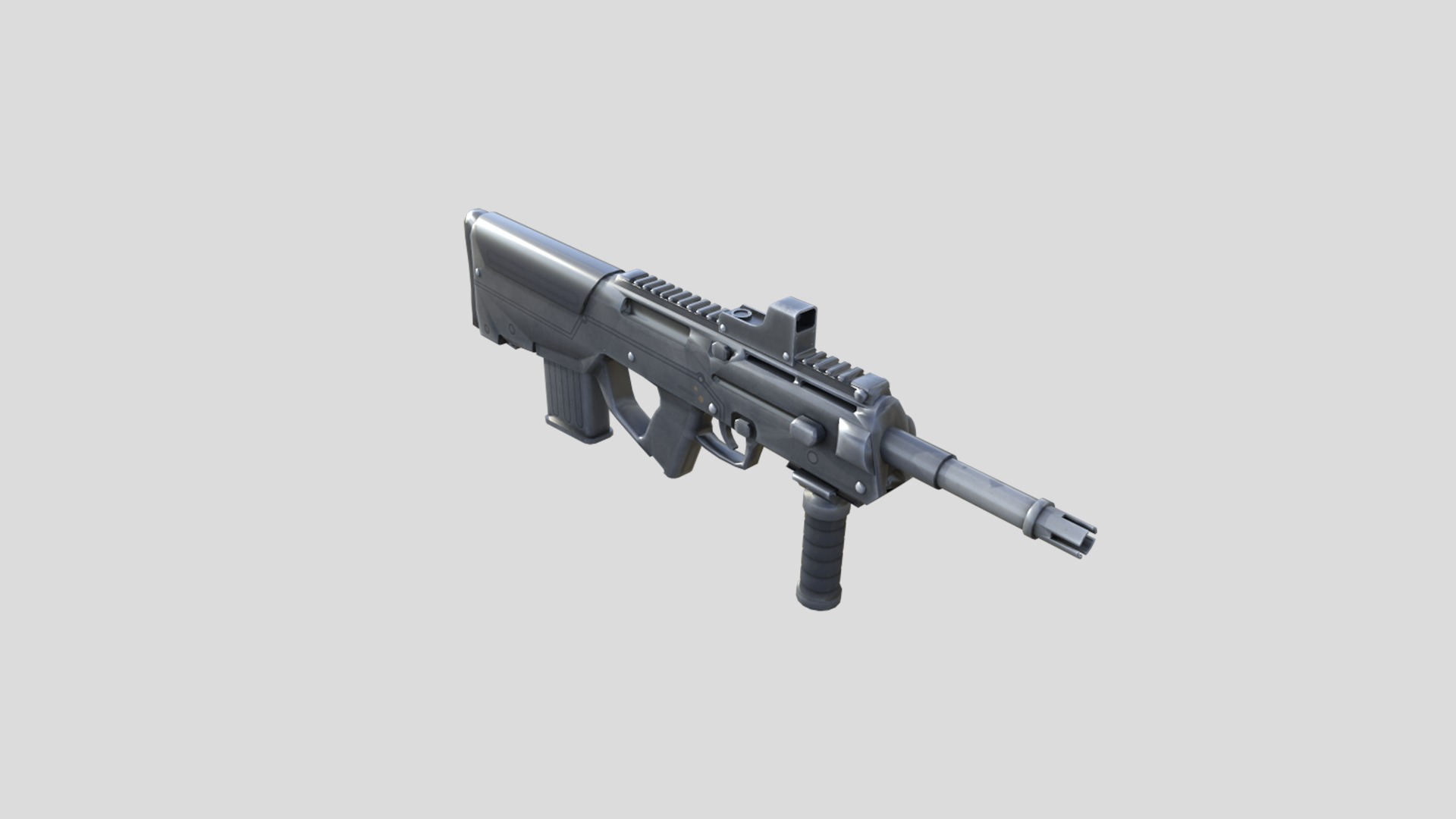 PDR-gun model 3d game ready model Low-poly 3D model Low-poly 3D model_5