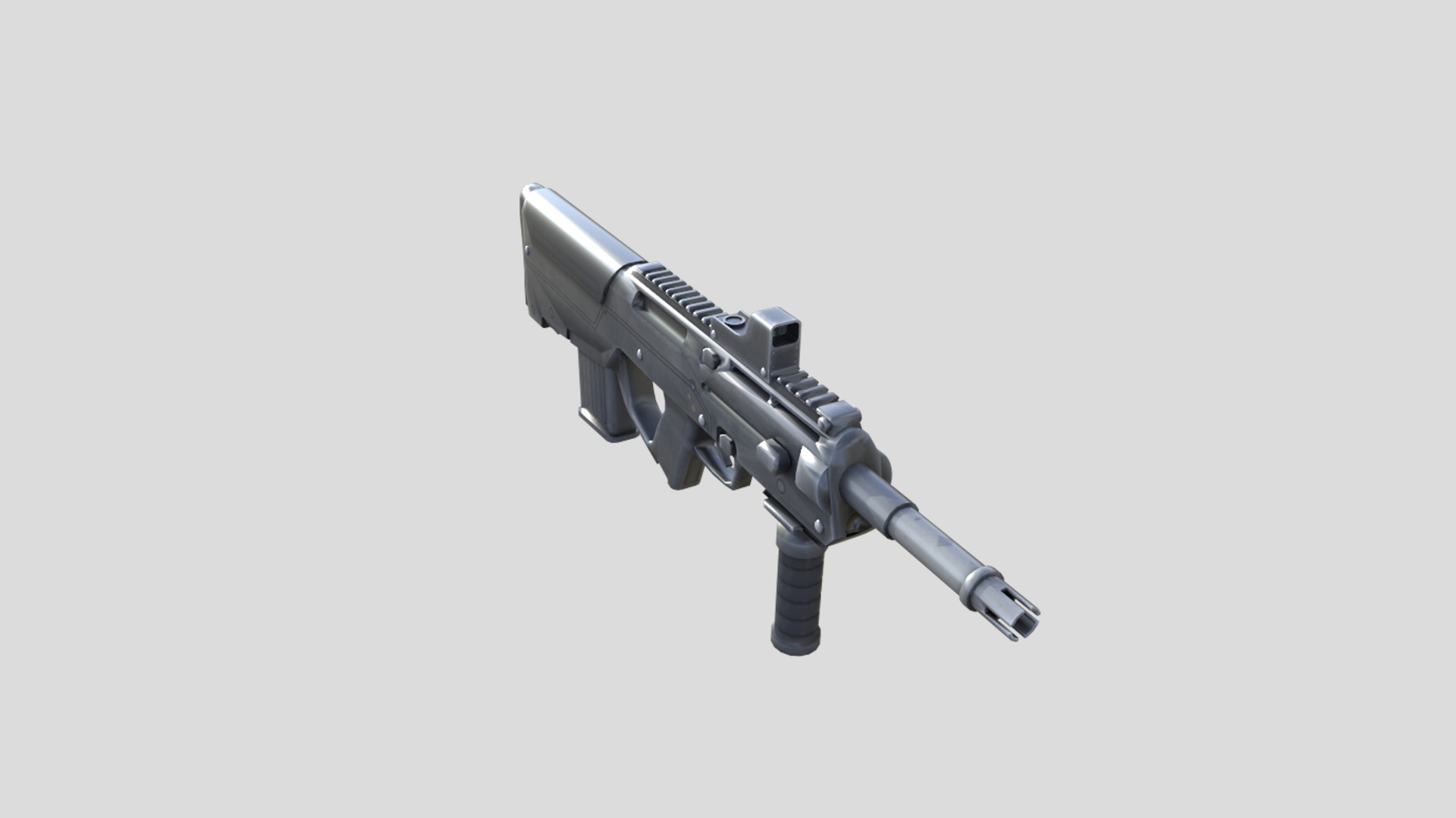 PDR-gun model 3d game ready model Low-poly 3D model Low-poly 3D model_7
