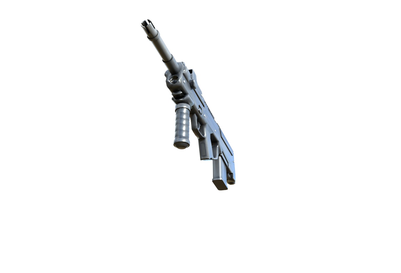 PDR-gun model 3d game ready model Low-poly 3D model Low-poly 3D model_17