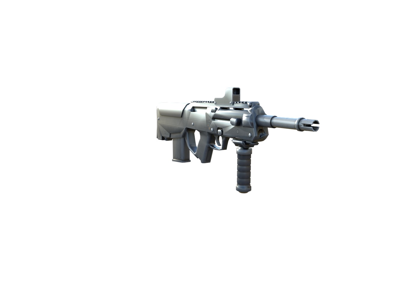 PDR-gun model 3d game ready model Low-poly 3D model Low-poly 3D model_15