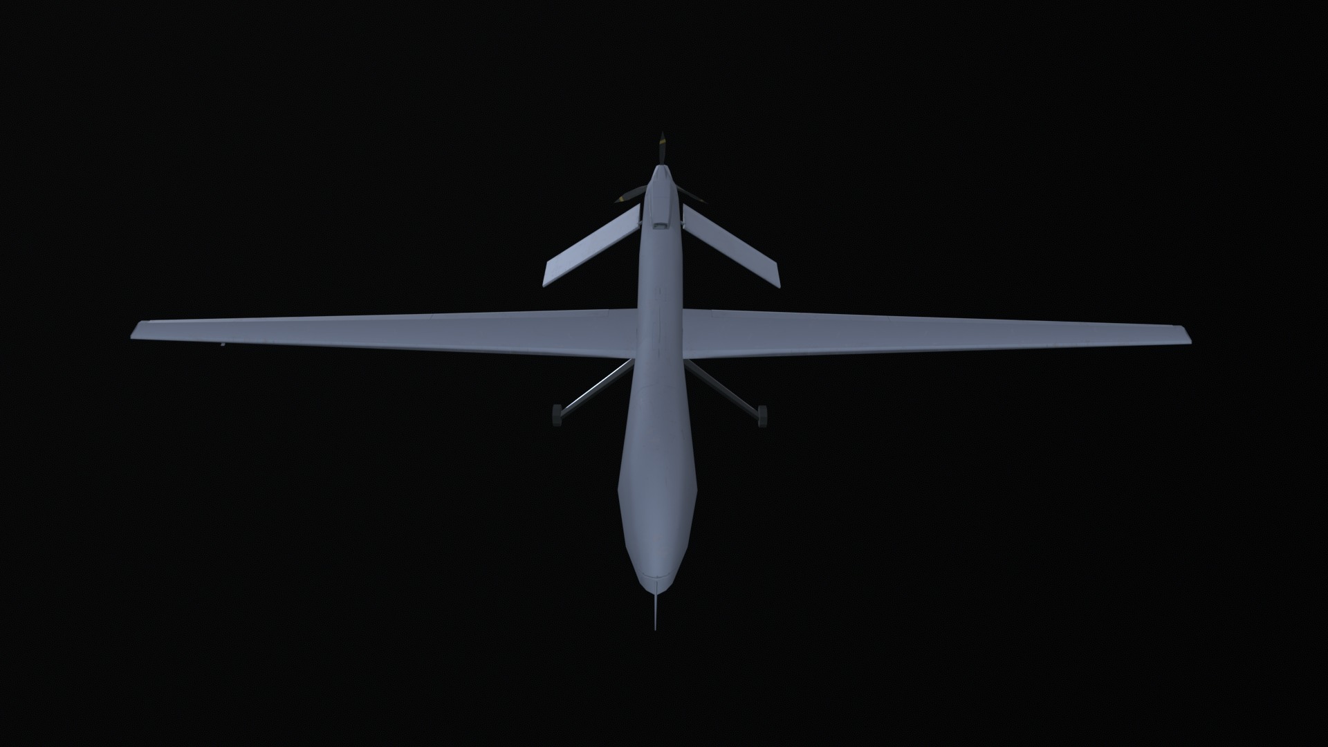 Asset - Army - MQ1 Predator - 3D MODEL Low-poly Low-poly 3D model_47