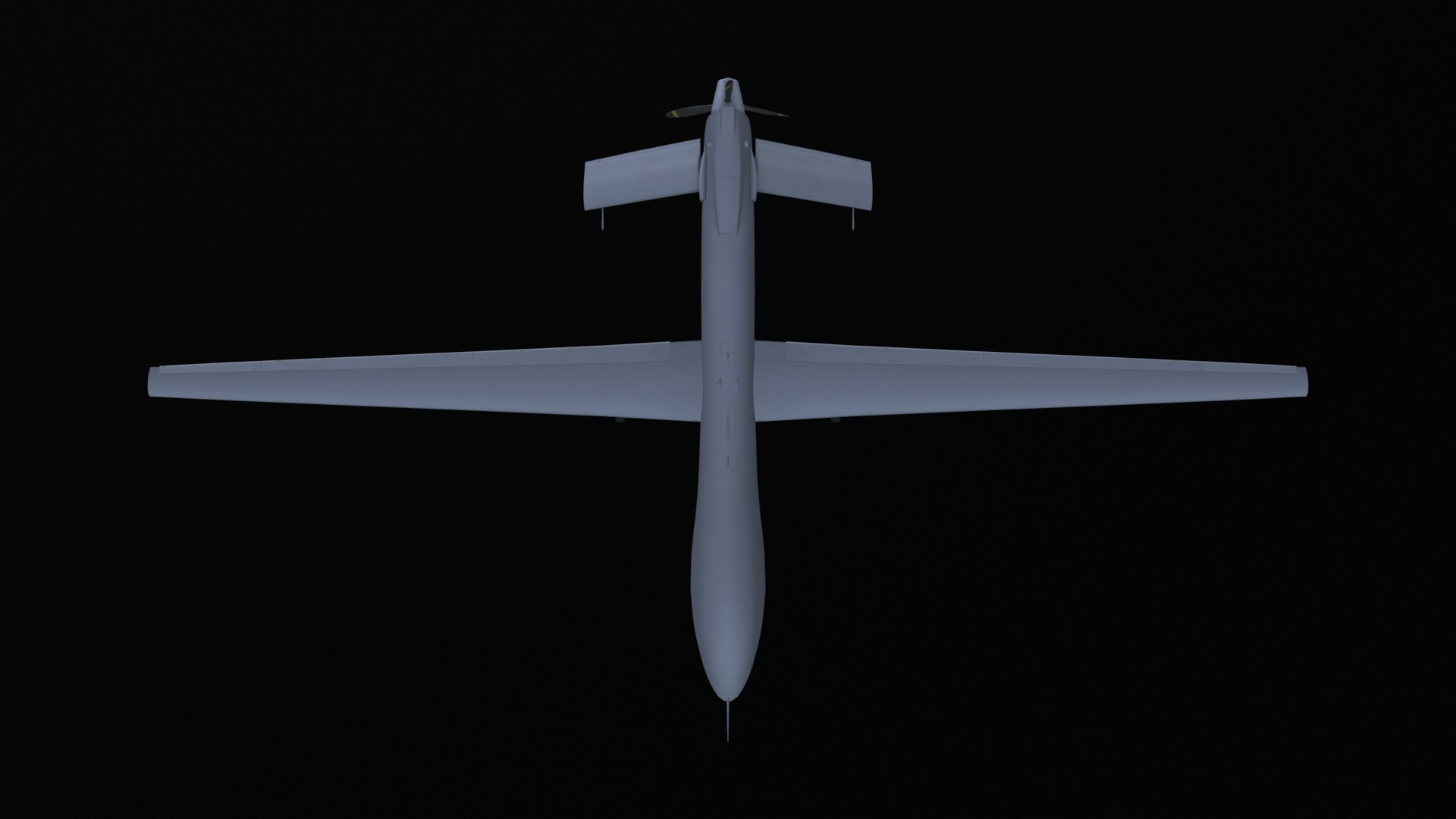 Asset - Army - MQ1 Predator - 3D MODEL Low-poly Low-poly 3D model_10