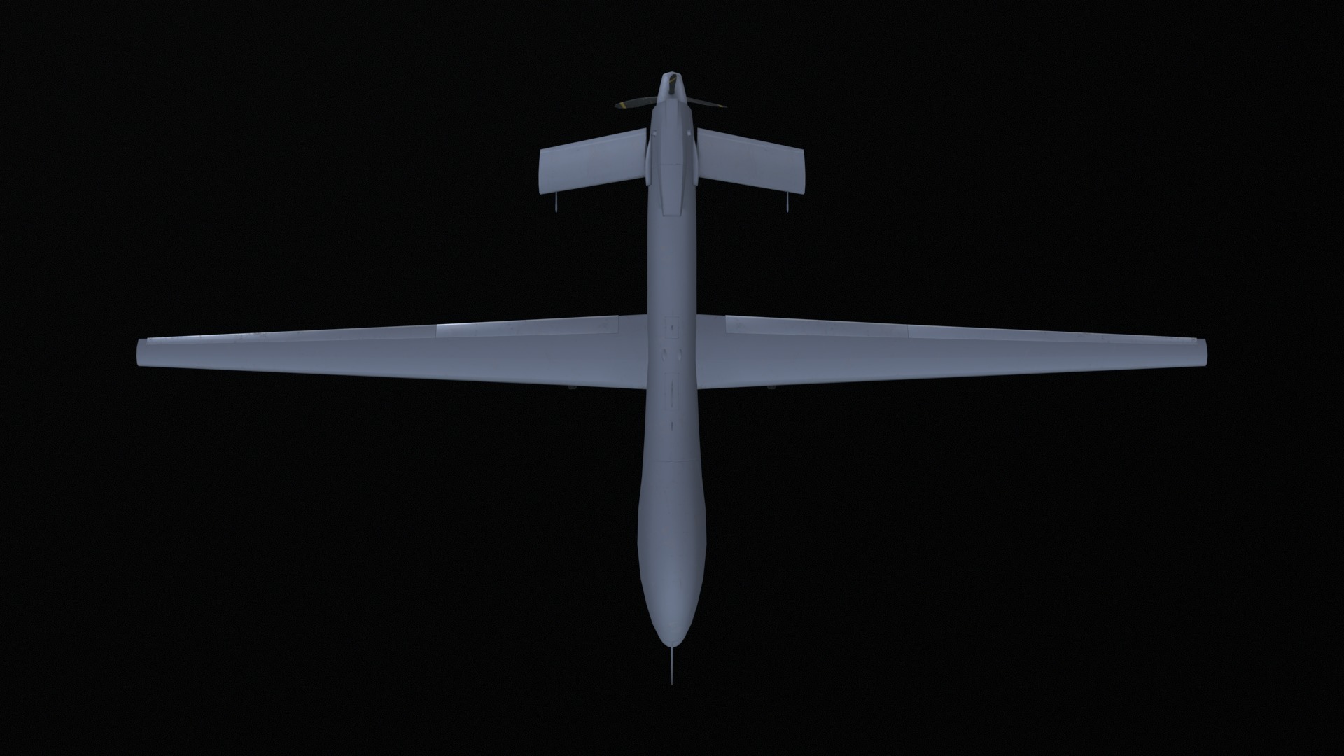 Asset - Army - MQ1 Predator - 3D MODEL Low-poly Low-poly 3D model_30