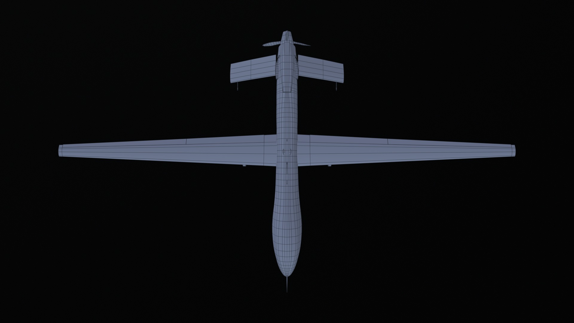 Asset - Army - MQ1 Predator - 3D MODEL Low-poly Low-poly 3D model_25