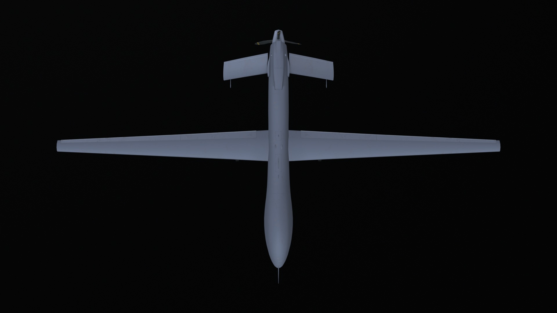 Asset - Army - MQ1 Predator - 3D MODEL Low-poly Low-poly 3D model_20