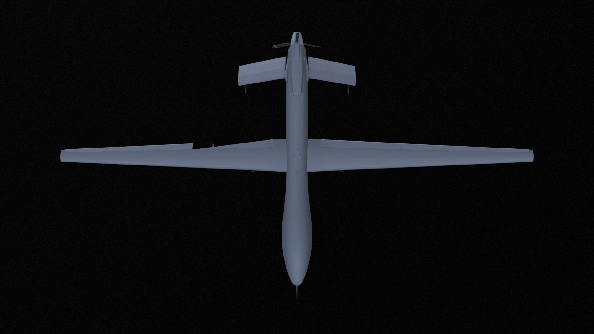 Asset - Army - MQ1 Predator - 3D MODEL Low-poly Low-poly 3D model_40