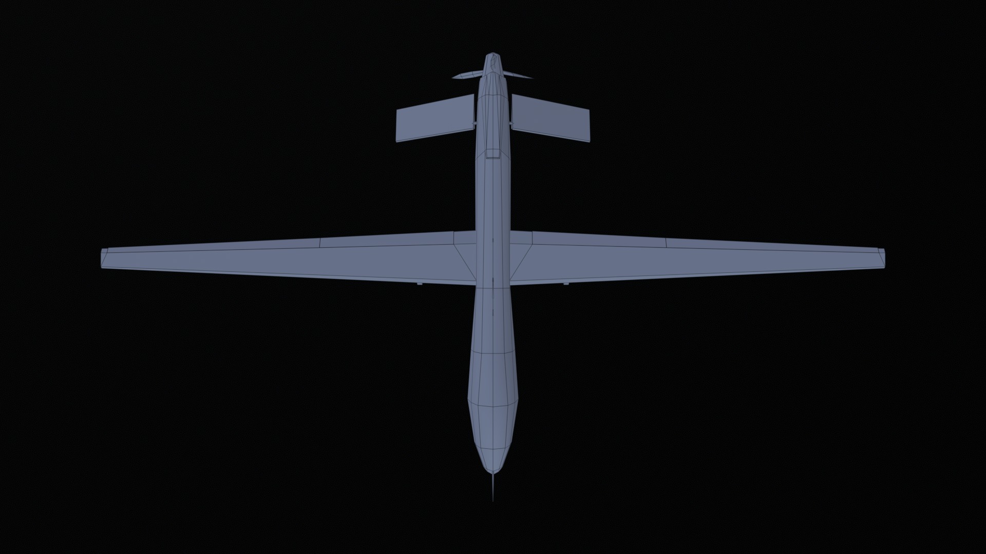 Asset - Army - MQ1 Predator - 3D MODEL Low-poly Low-poly 3D model_55