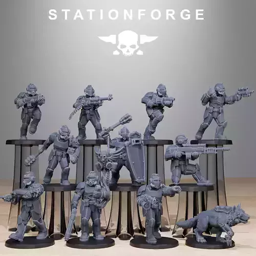 GrimGuard Enforcers 3D print model