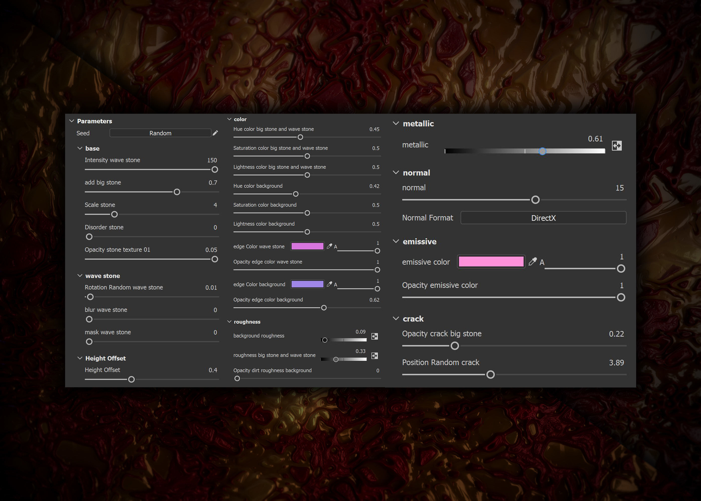 Crystal material - VOL 28 - Maps - Sbsar Texture_6
