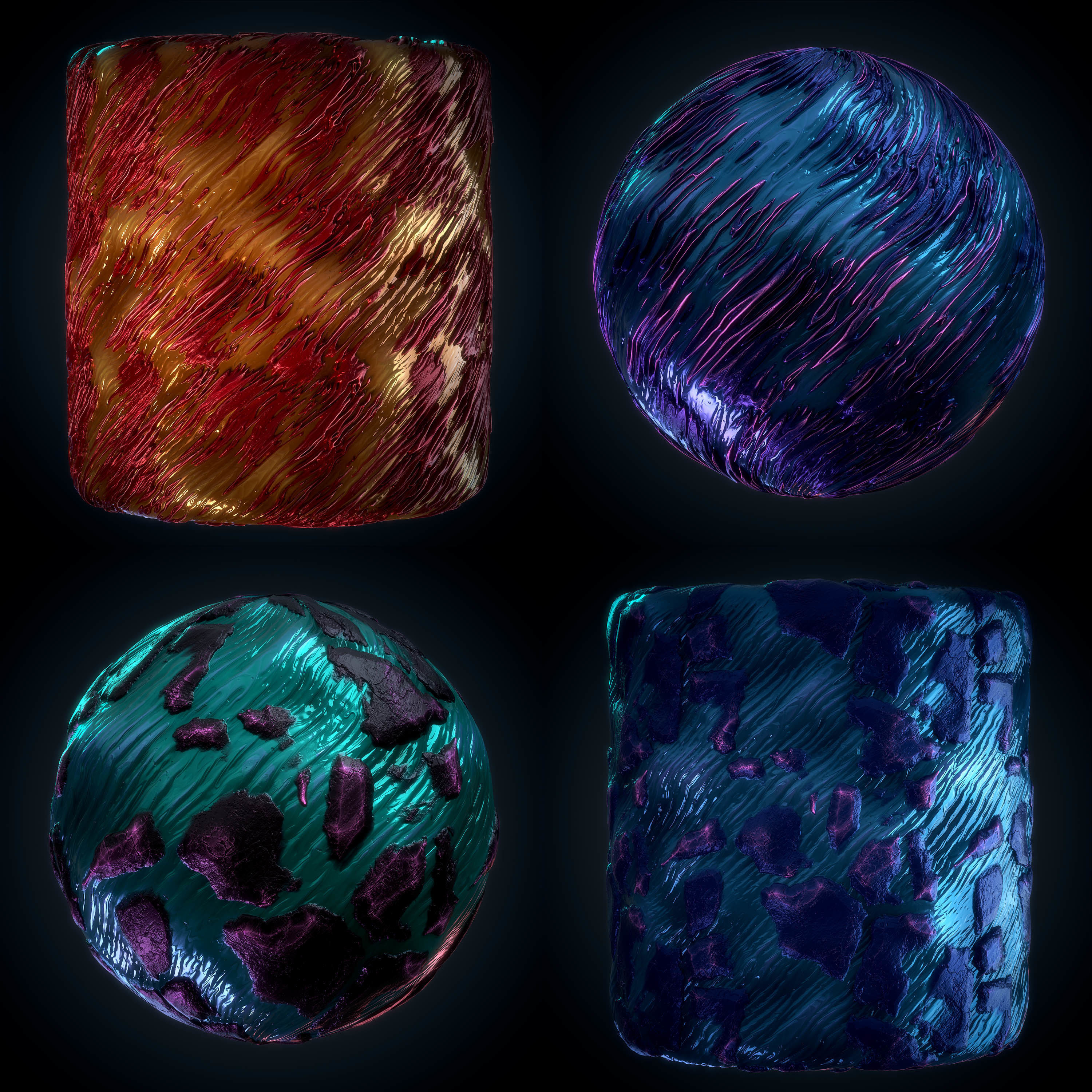 Crystal material - VOL 28 - Maps - Sbsar Texture_3