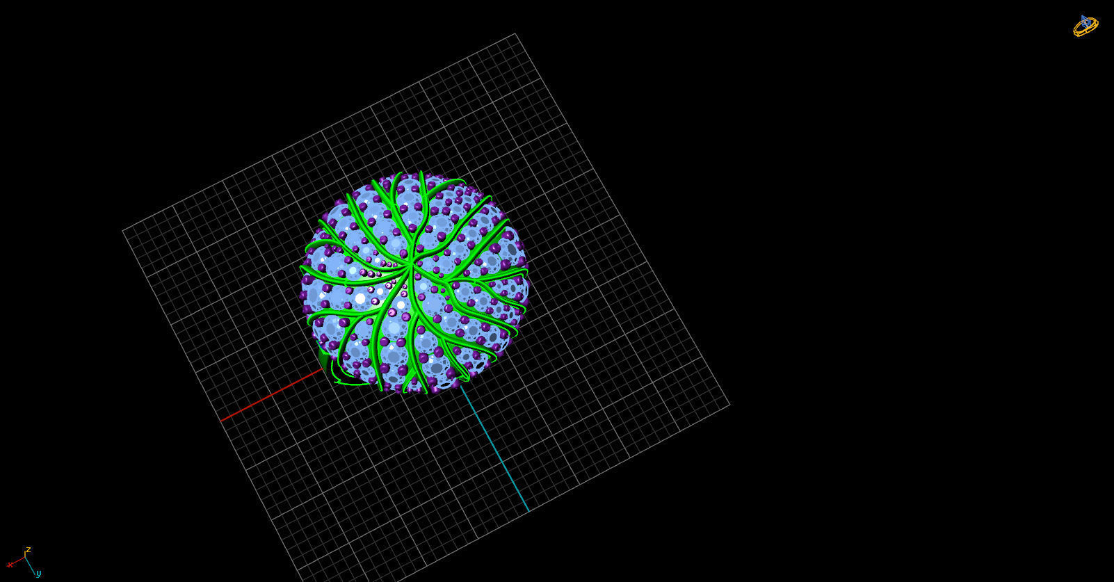 Ring tree style  3D print model_4