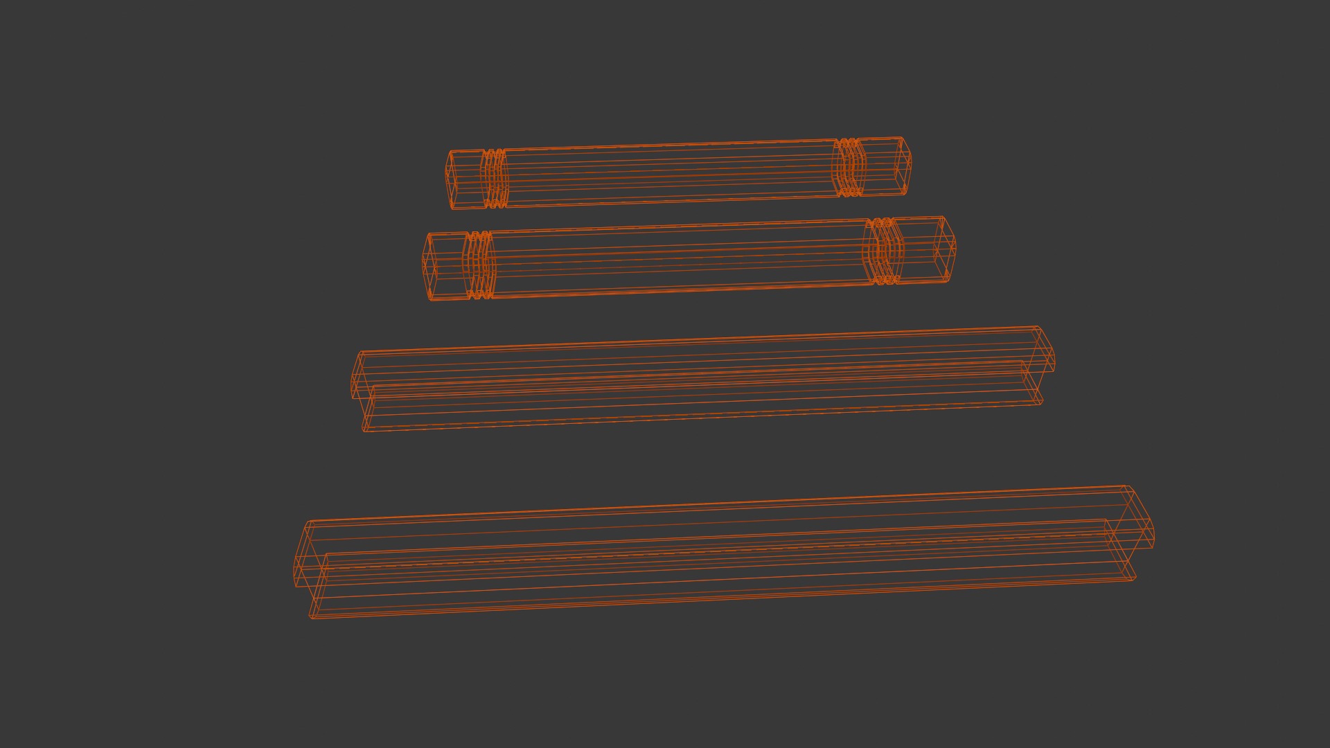 Rusted Beams 3D Model  Low-poly 3D model_10