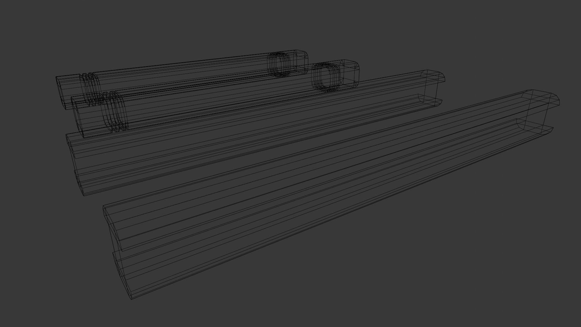 Rusted Beams 3D Model  Low-poly 3D model_13