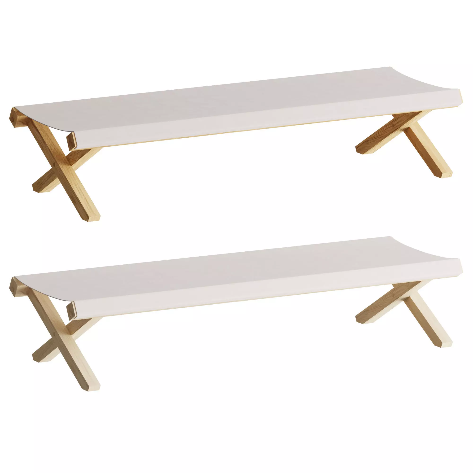 Ethimo ELIT Garden chaise lounge 3D model