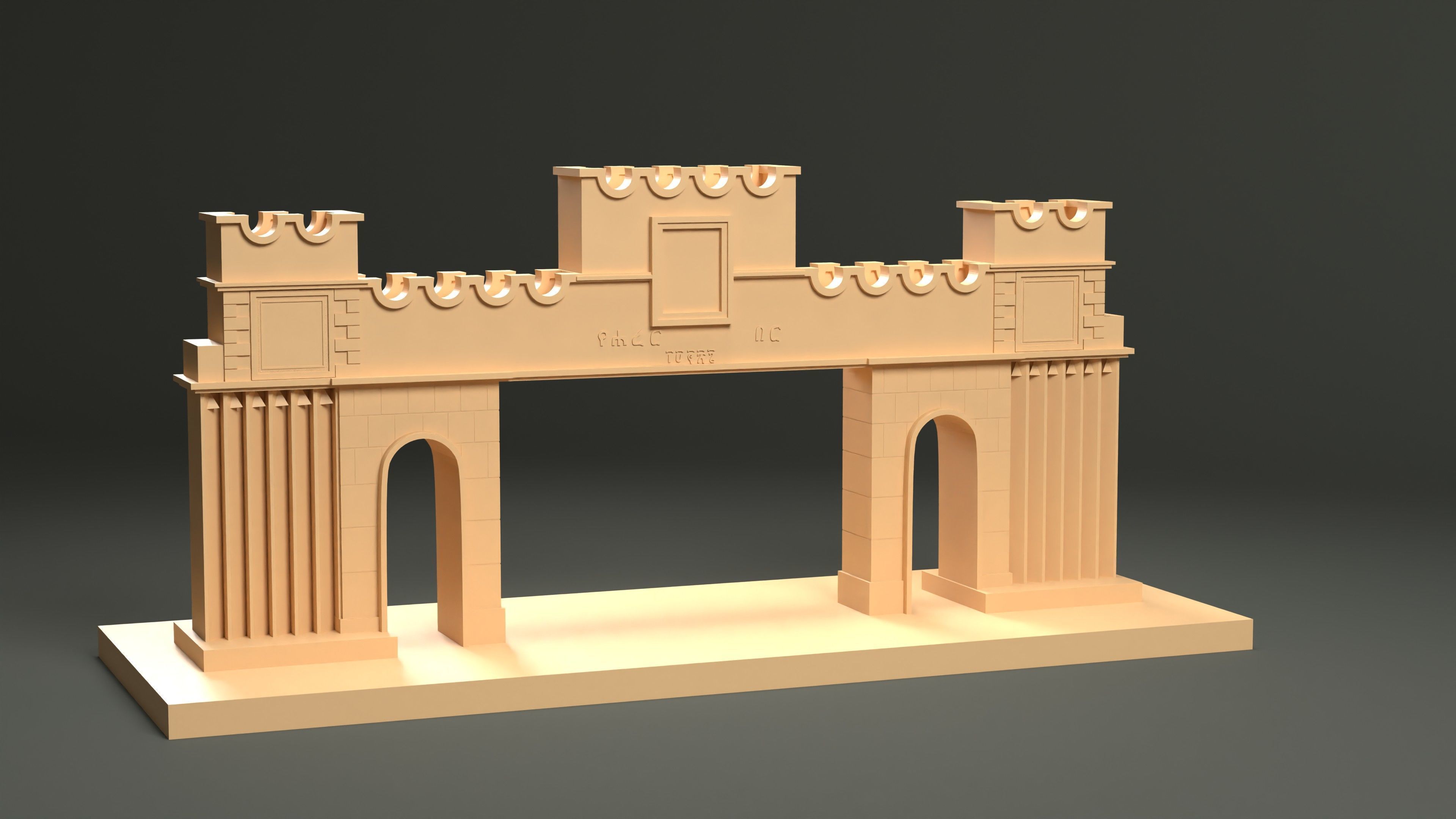 Harar Gates Euthopia 3D print model_4