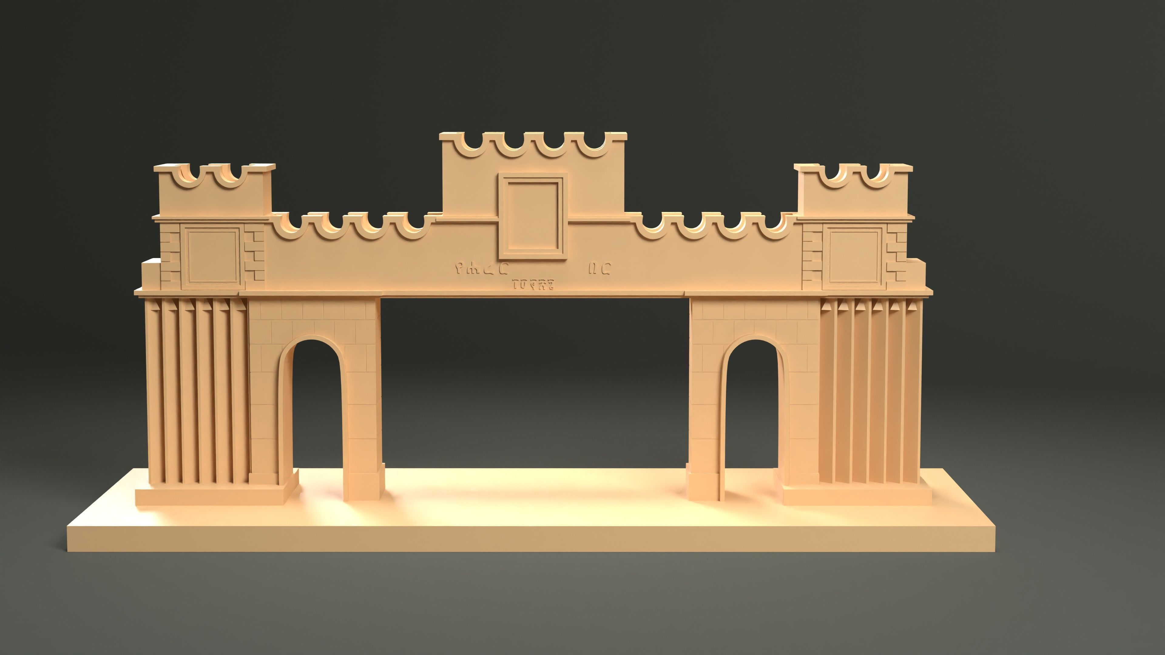 Harar Gates Euthopia 3D print model_2