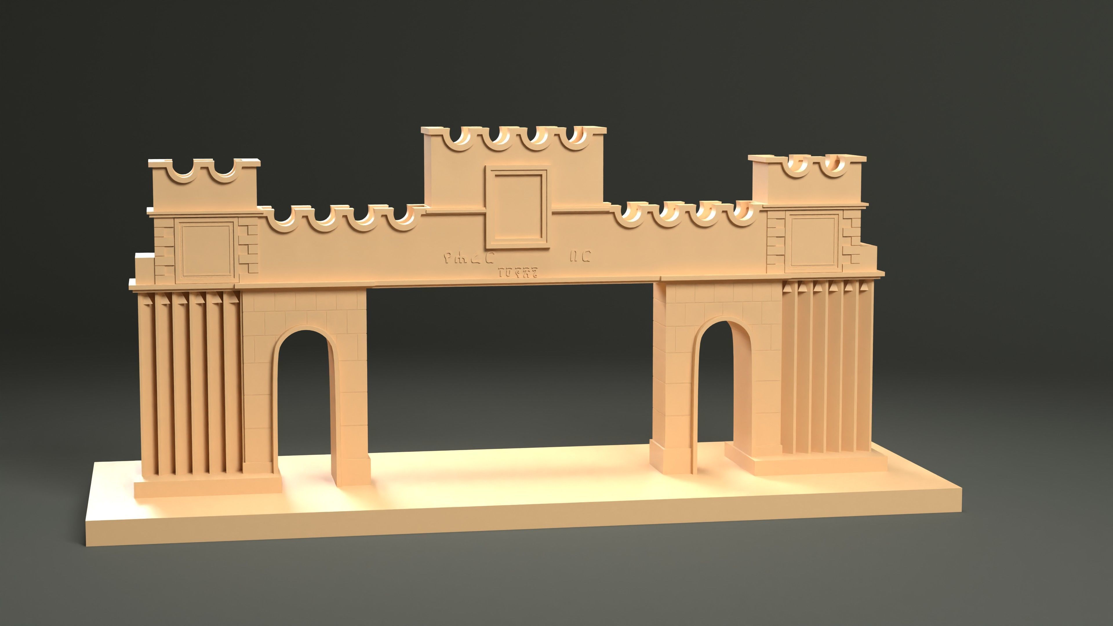 Harar Gates Euthopia 3D print model_3