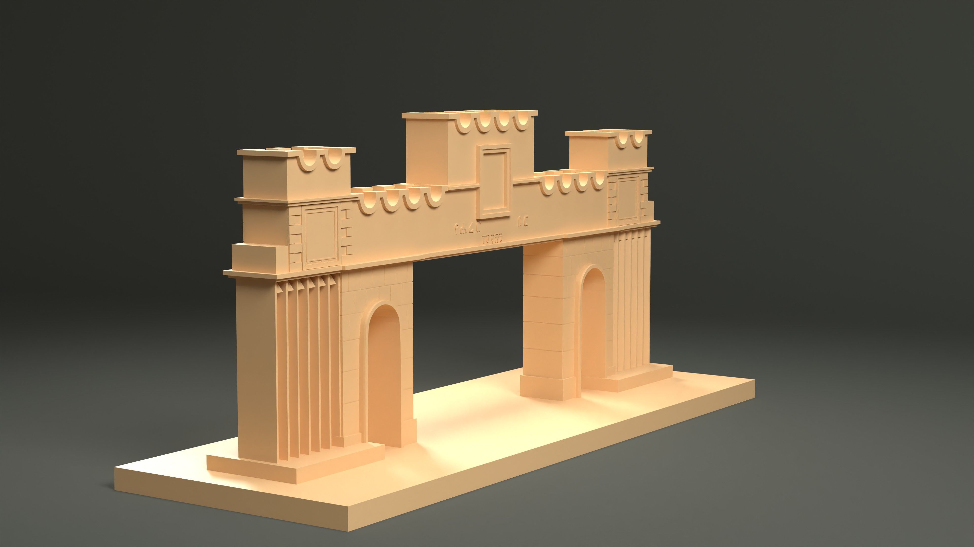 Harar Gates Euthopia 3D print model_6