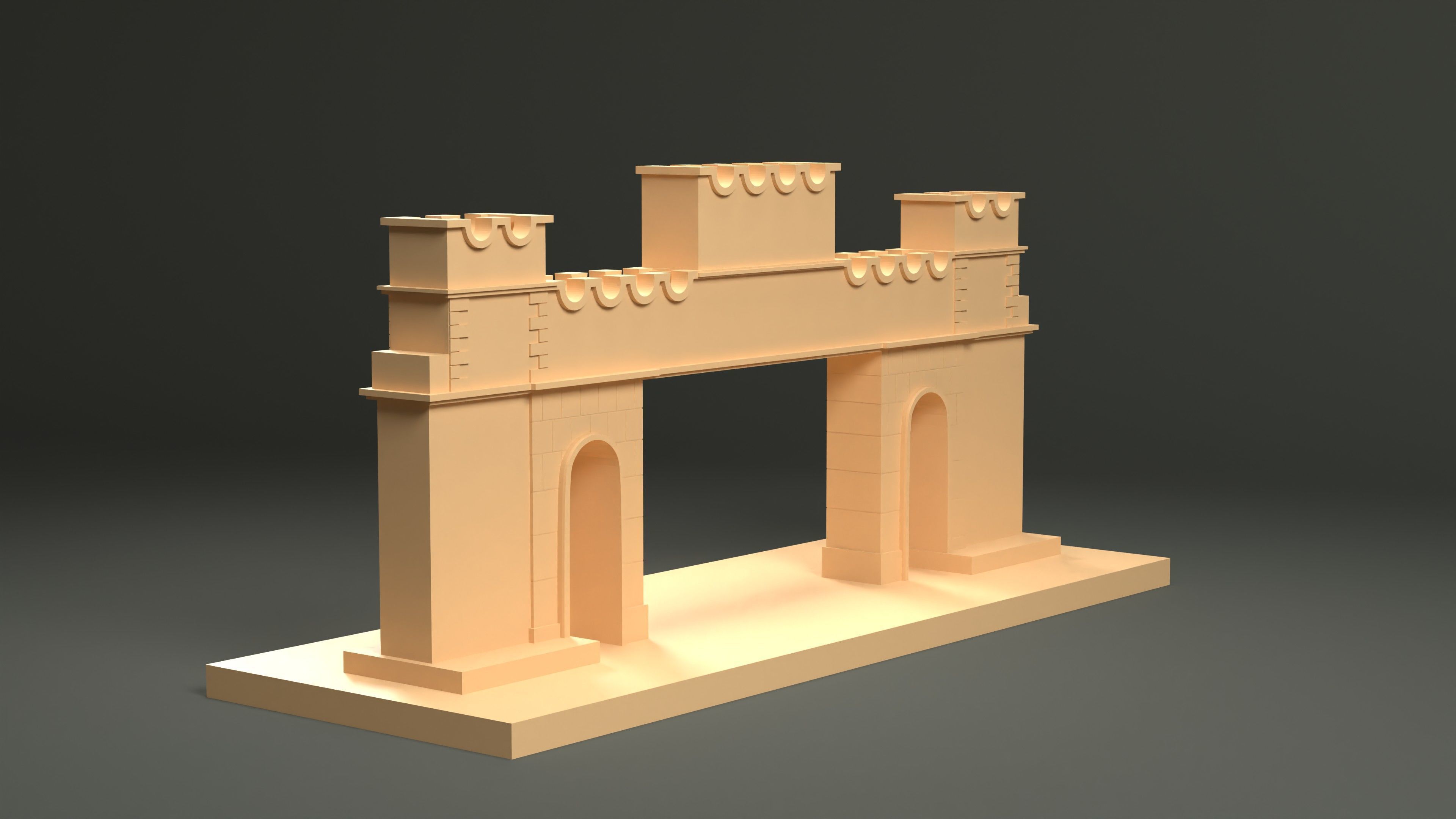 Harar Gates Euthopia 3D print model_10