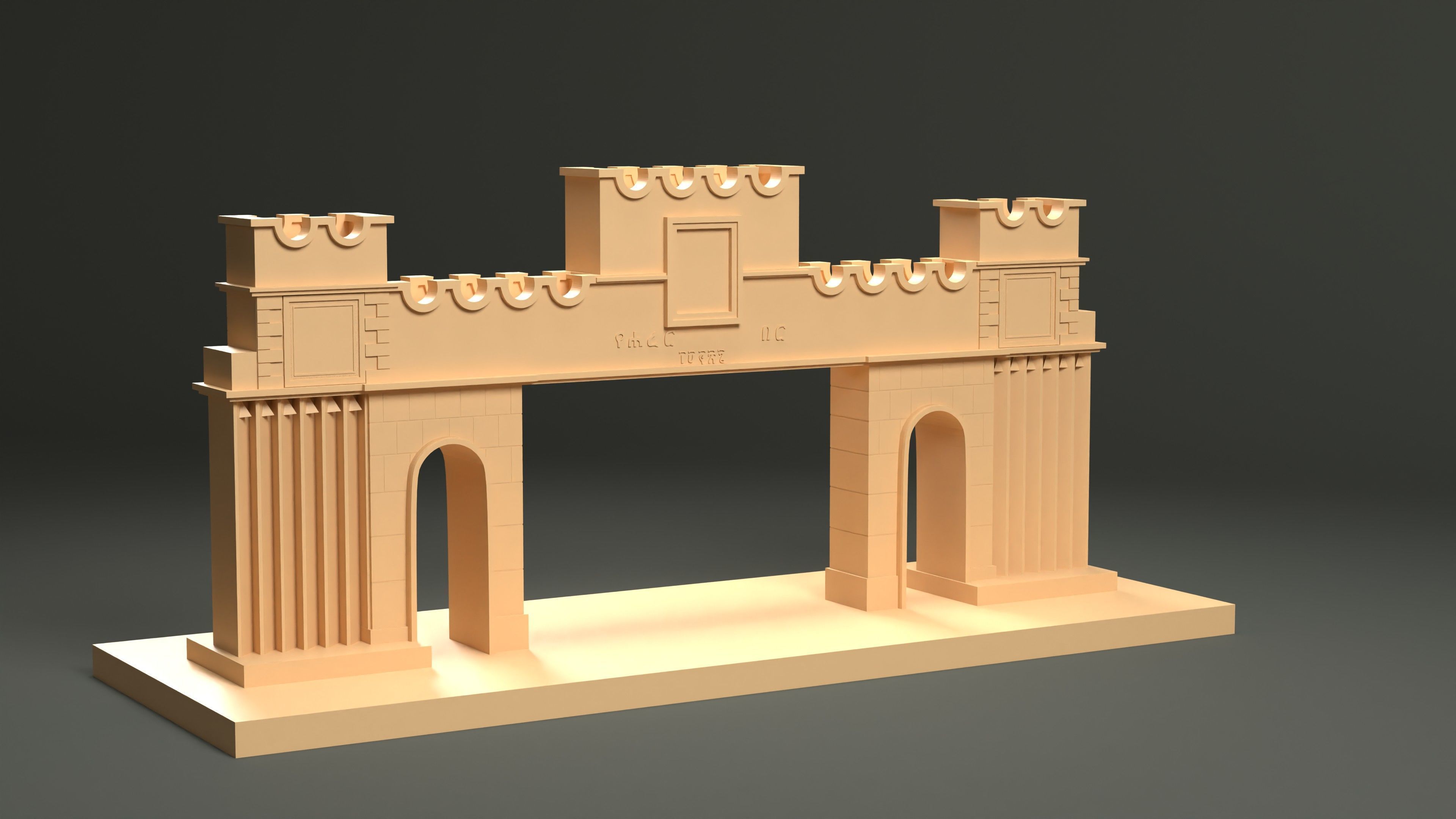 Harar Gates Euthopia 3D print model_5