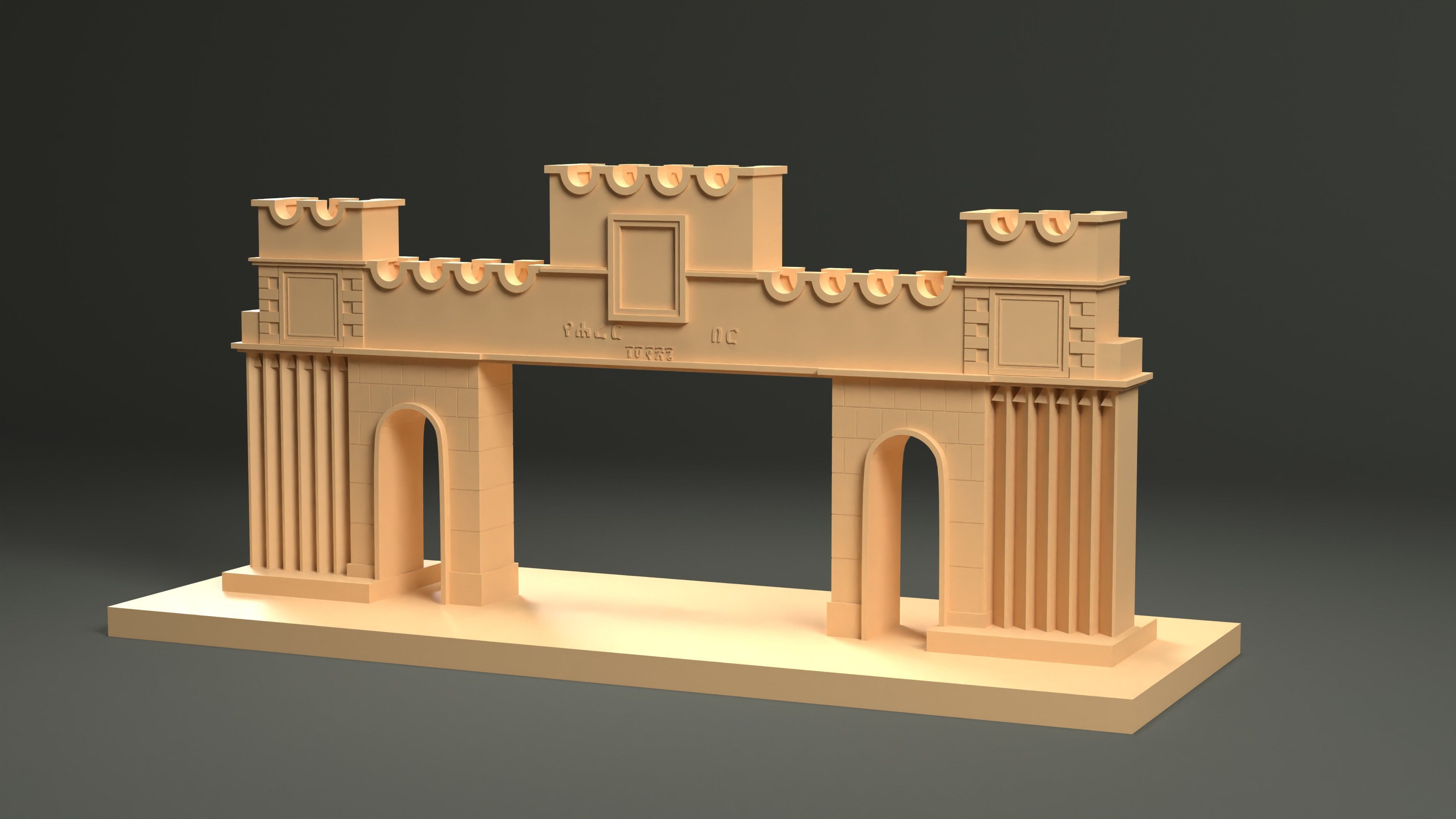 Harar Gates Euthopia 3D print model_13