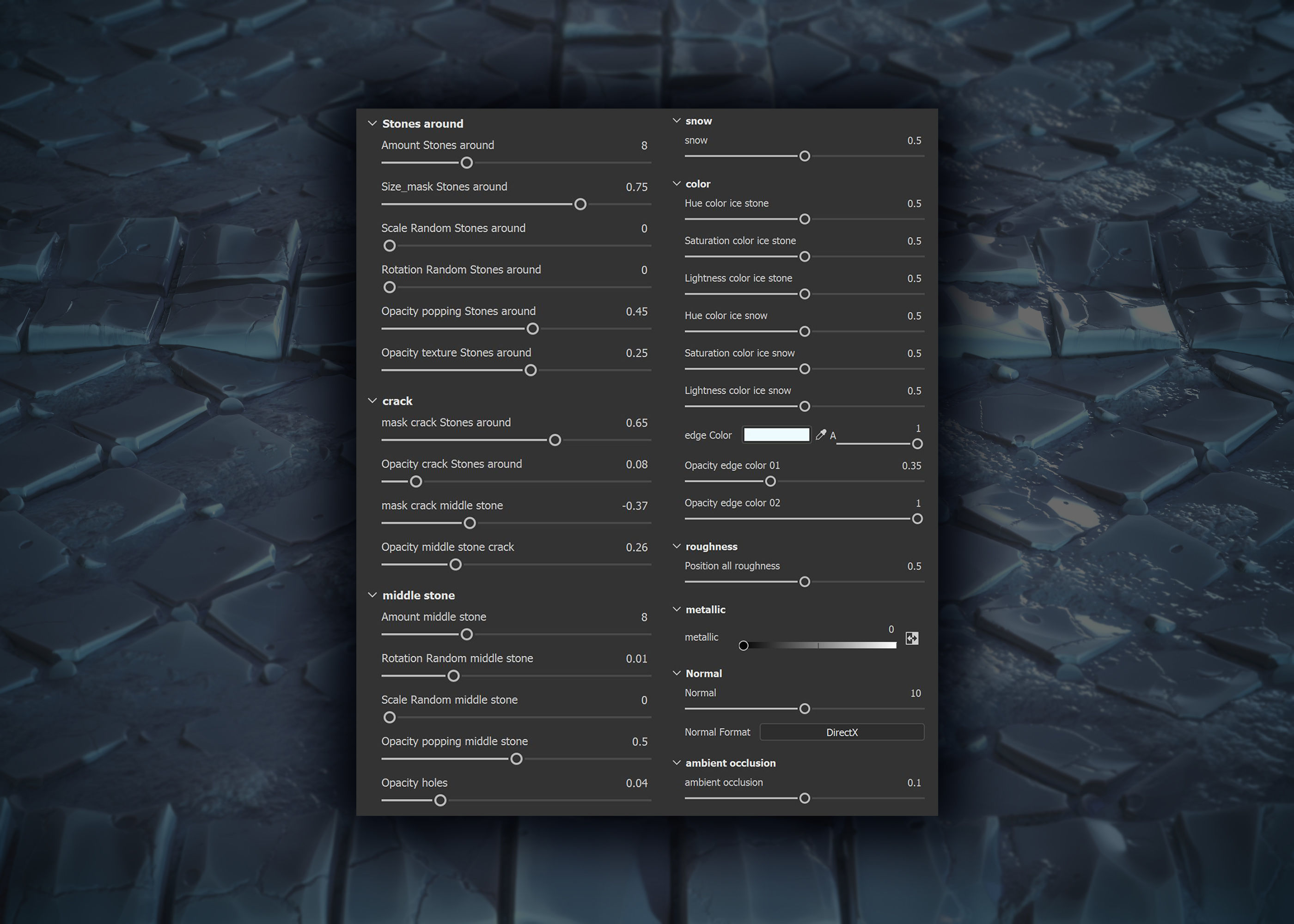 Stone Floor Ice material - VOL 07 - Maps - SBsar Texture_8