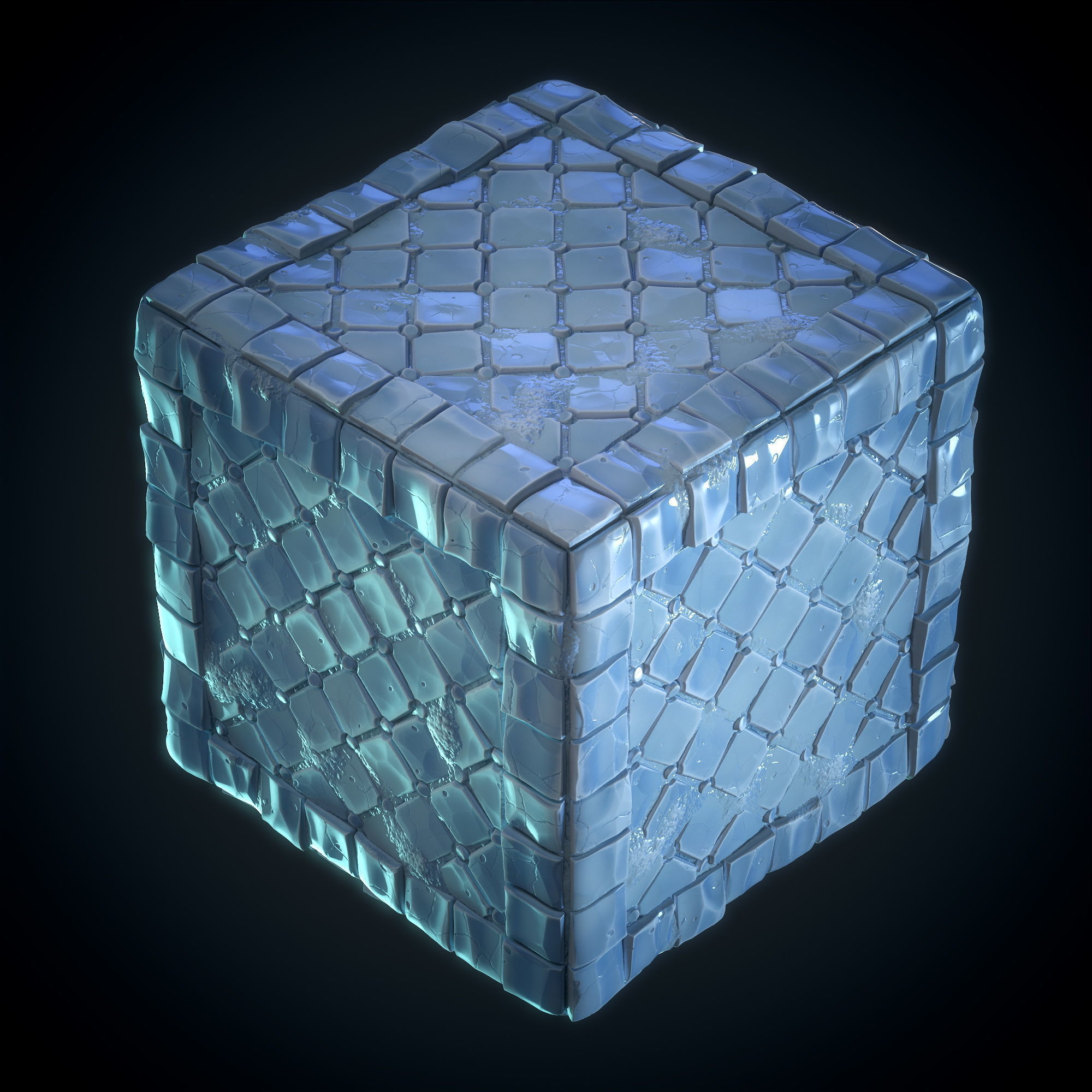 Stone Floor Ice material - VOL 07 - Maps - SBsar Texture_7