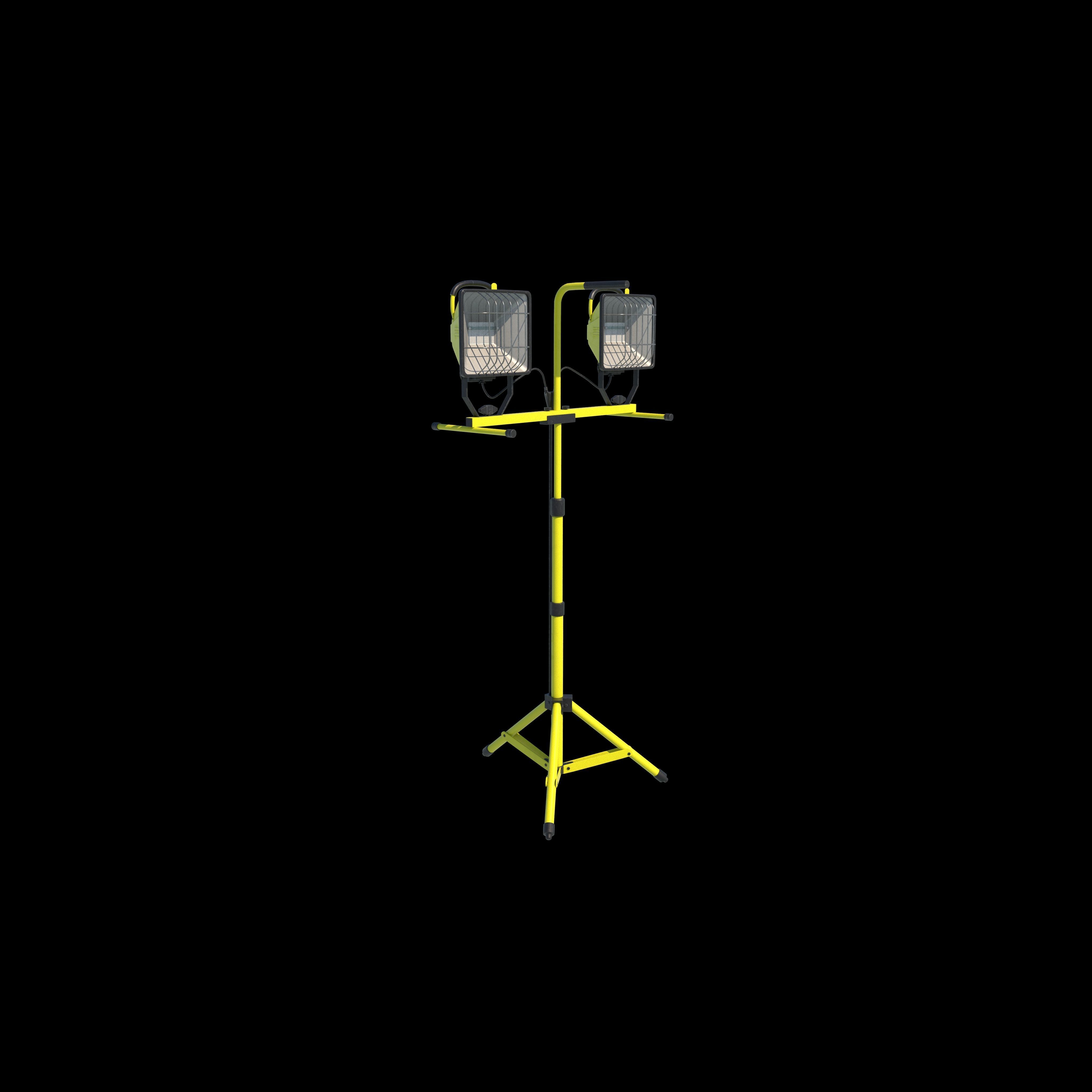Halogen work lights  3D model_11