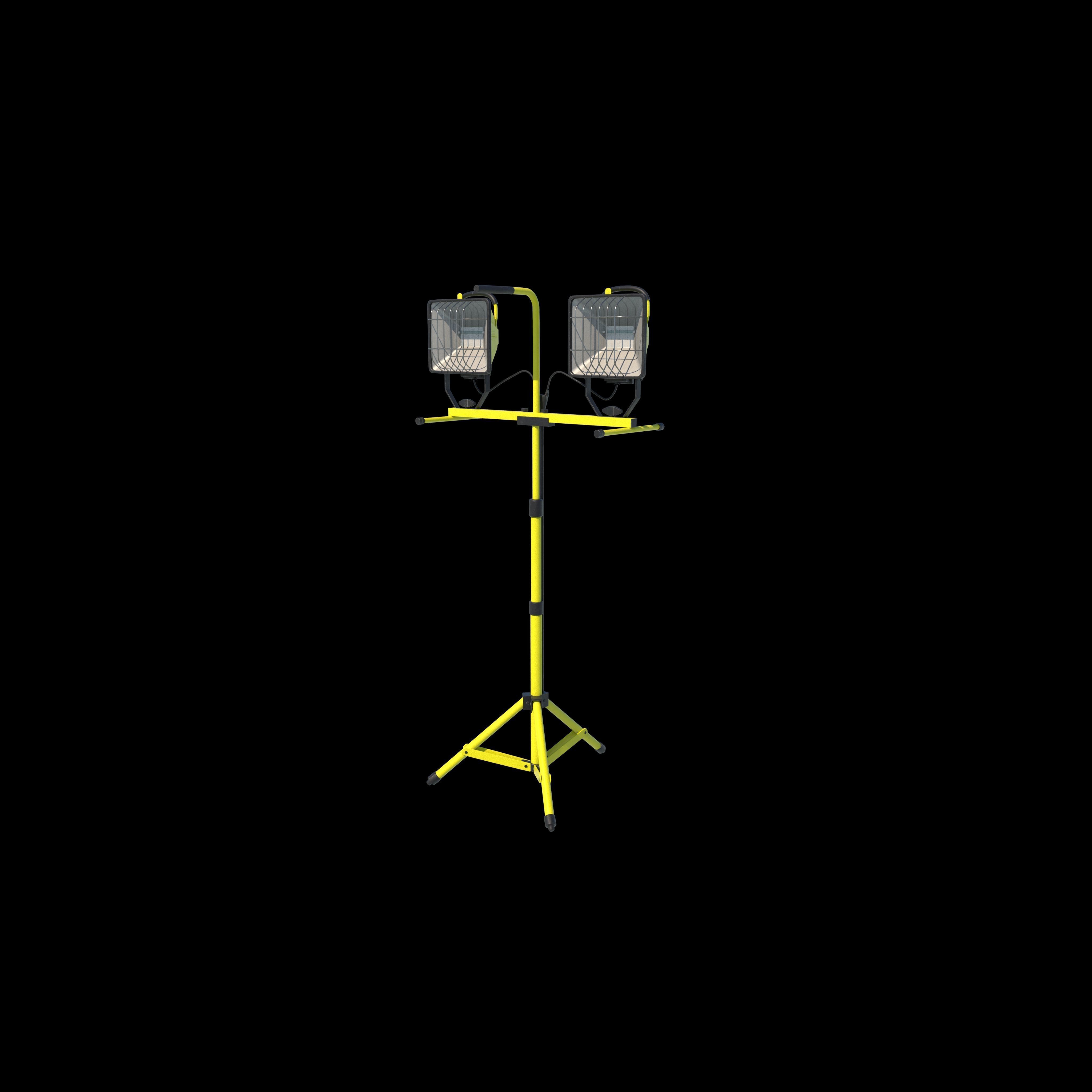 Halogen work lights  3D model_6