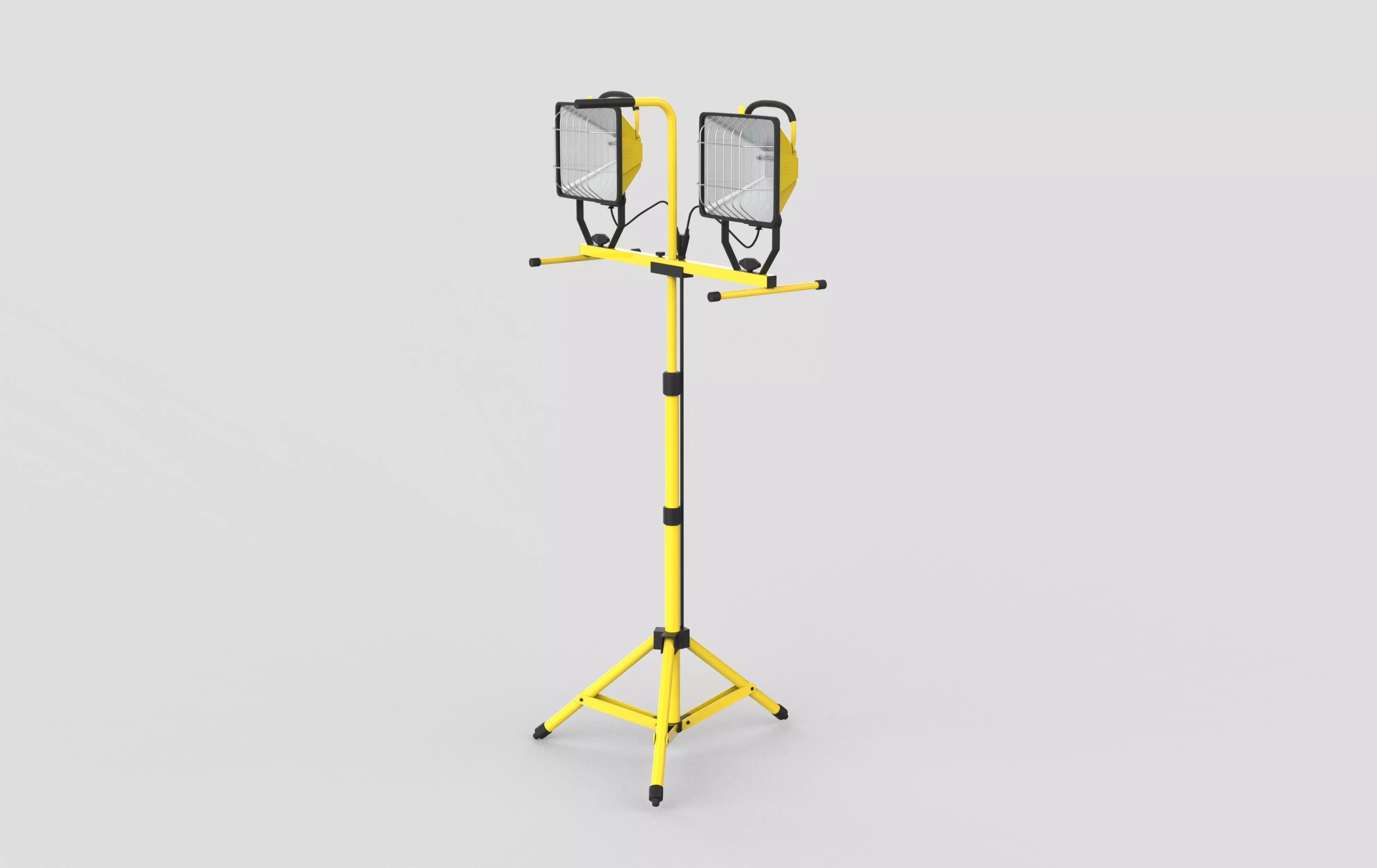Halogen work lights  3D model_0