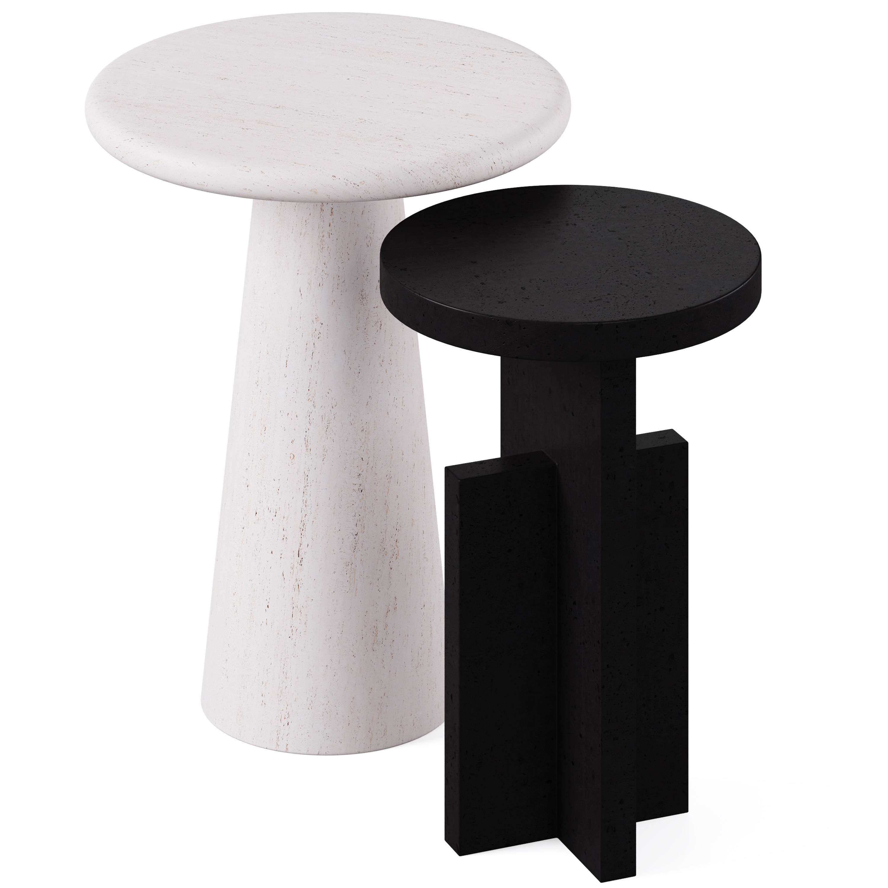Side table Dune and Joba by Kasbah design 3D model_3