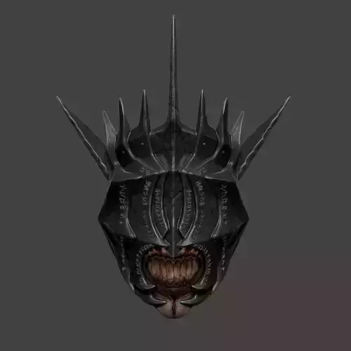  Display purposesThe Lord of the Rings Mouth of Sauron Art Mask 3D print model