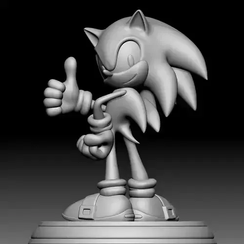 Sonic the Hedgehog 02 3D print model