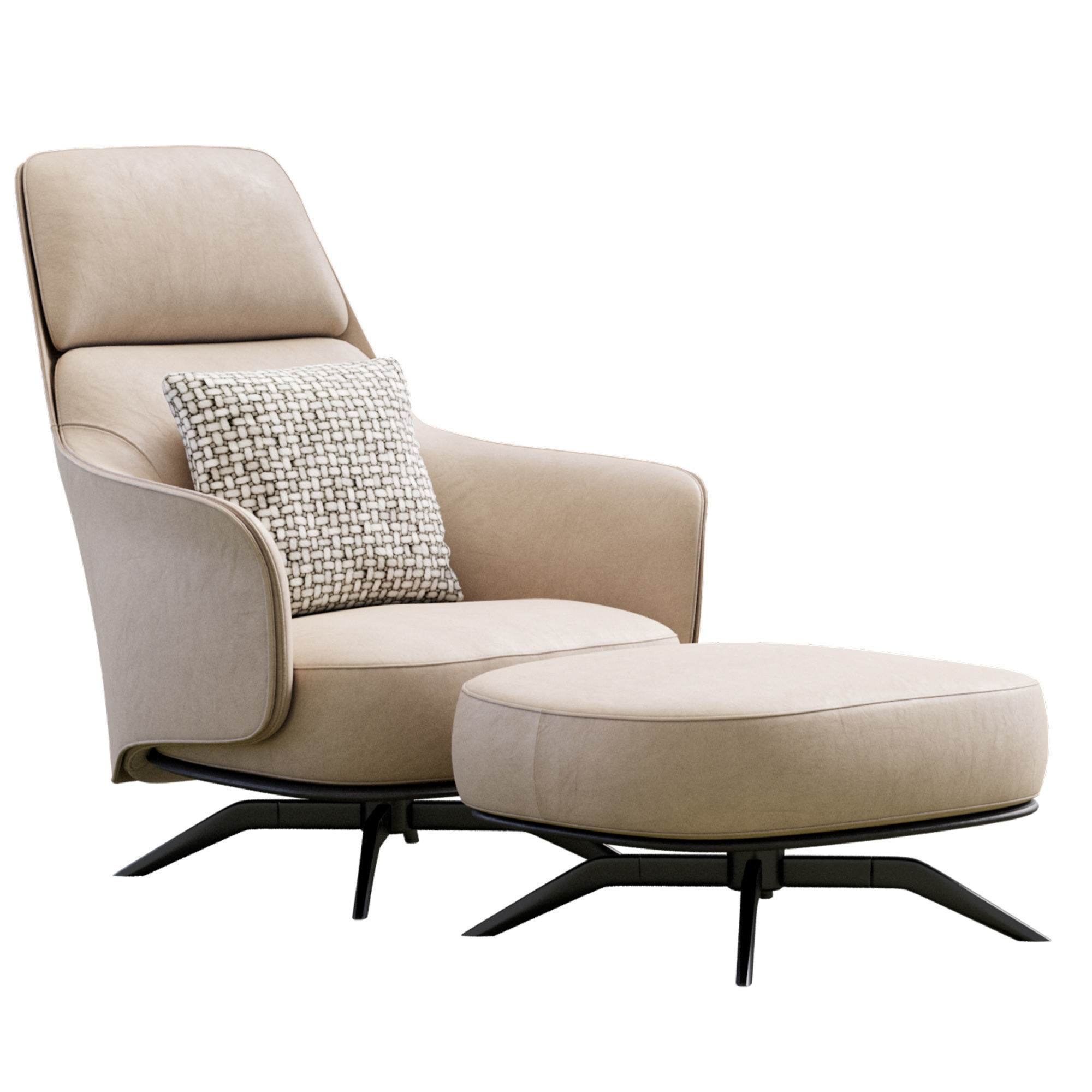 Kaori Lounge By Poliform 3D model_2